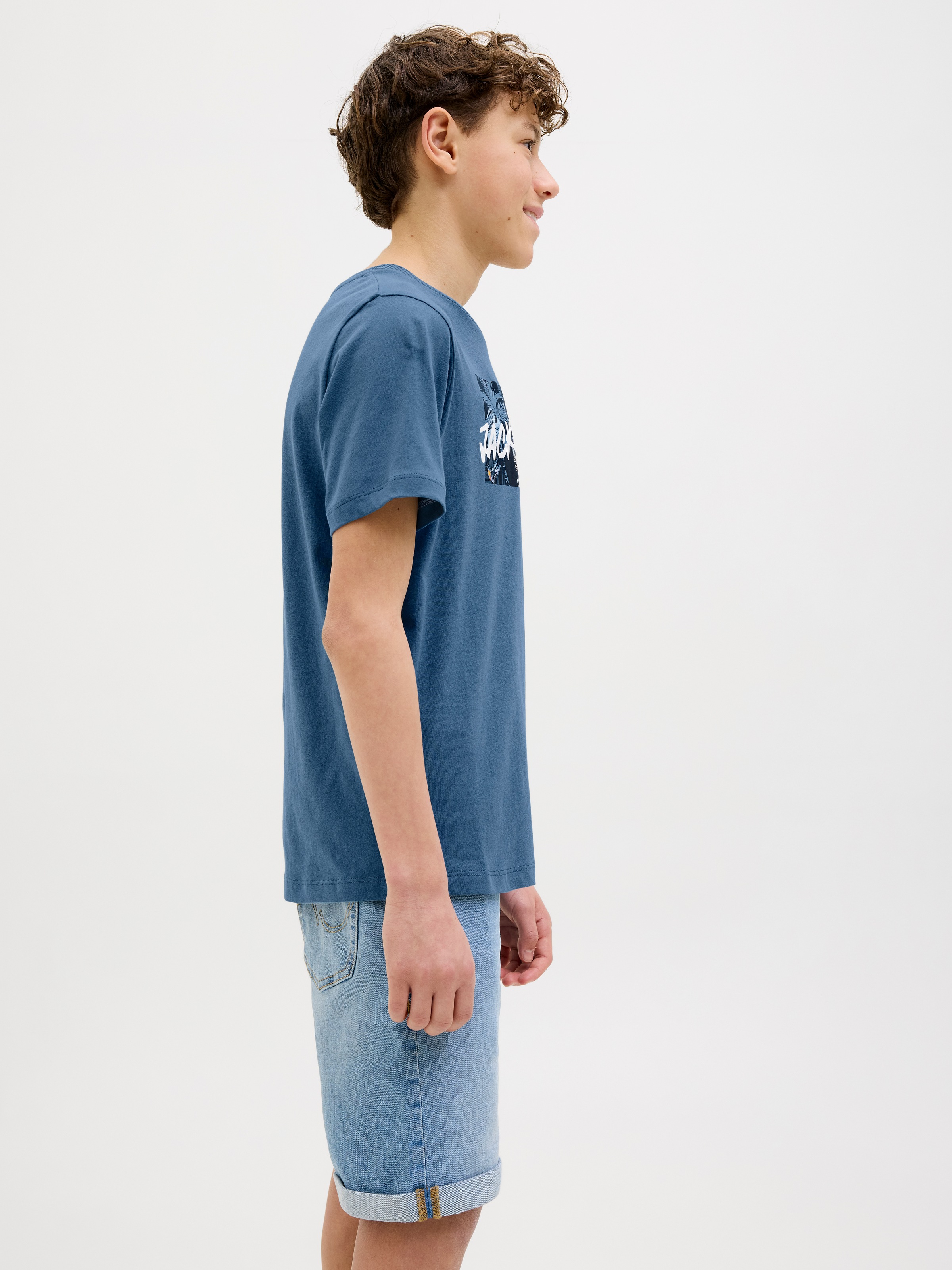 Jack & Jones Junior T-Shirt »JJHAWAII SHAPE TEE SS CREW NECK JNR«