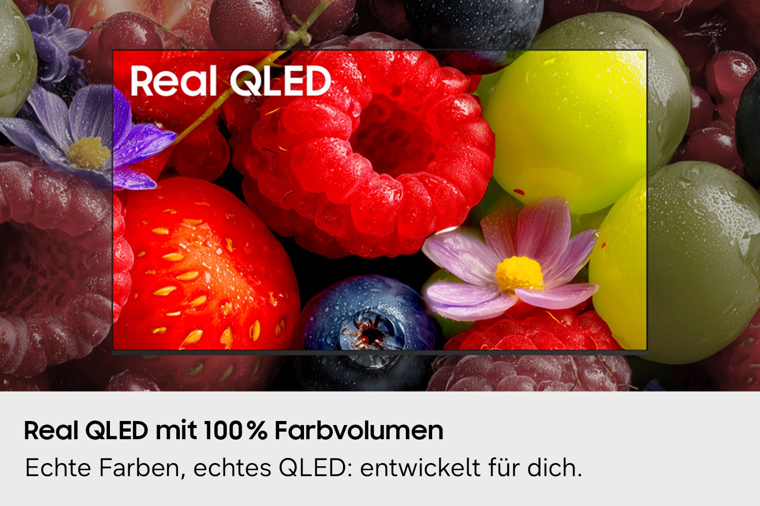 Samsung QLED-Fernseher »GQ65QN70HAU« 163 cm/65 ″ Smart-TV Real QLED, Quantum-Mini-LEDs, Gaming Hub mit 144 Hz, Adaptive Sound+