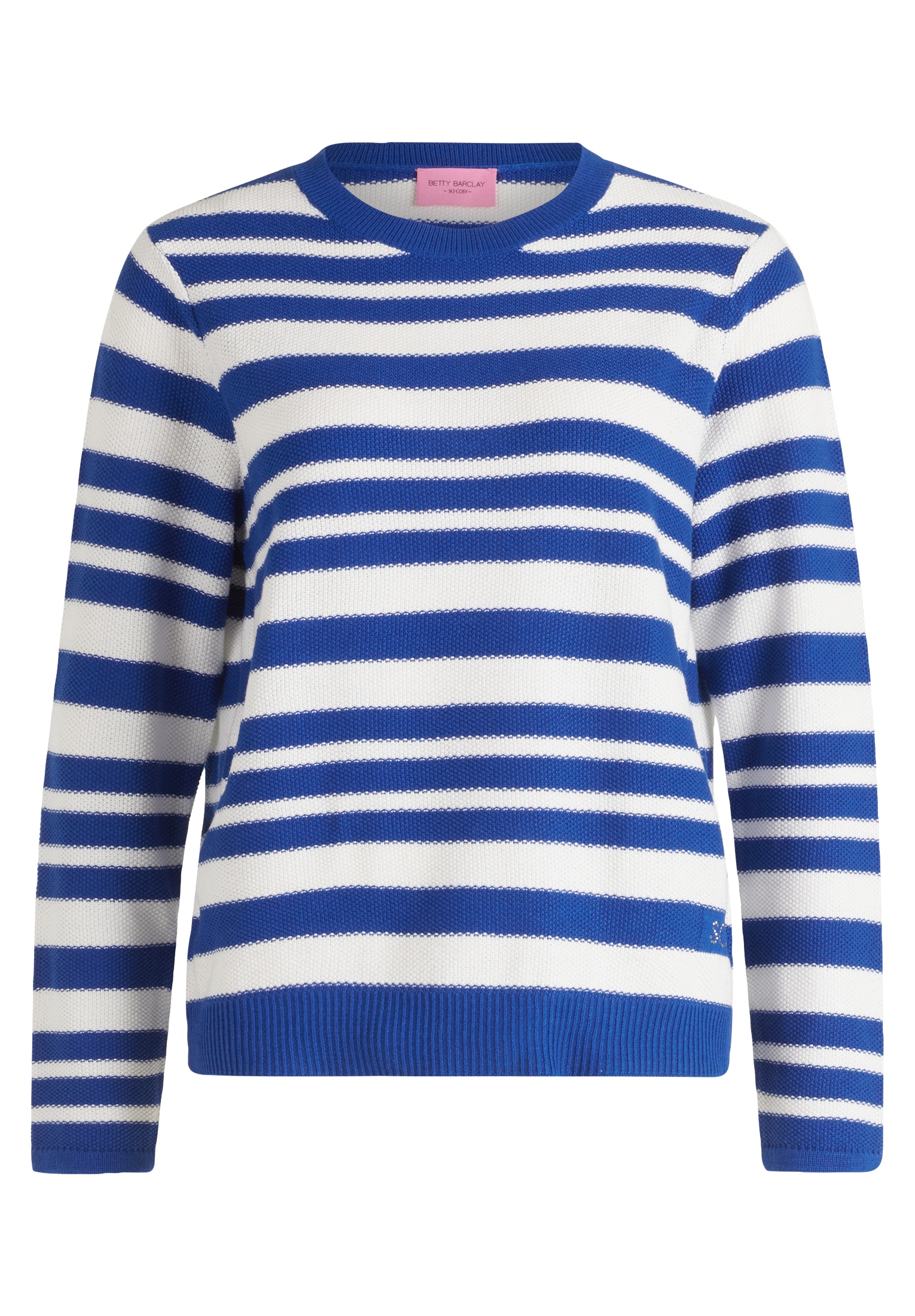 Betty Barclay Strickpullover »Betty Barclay Basic-Strickpullover mit Streifen«, (1 tlg.), Ringel