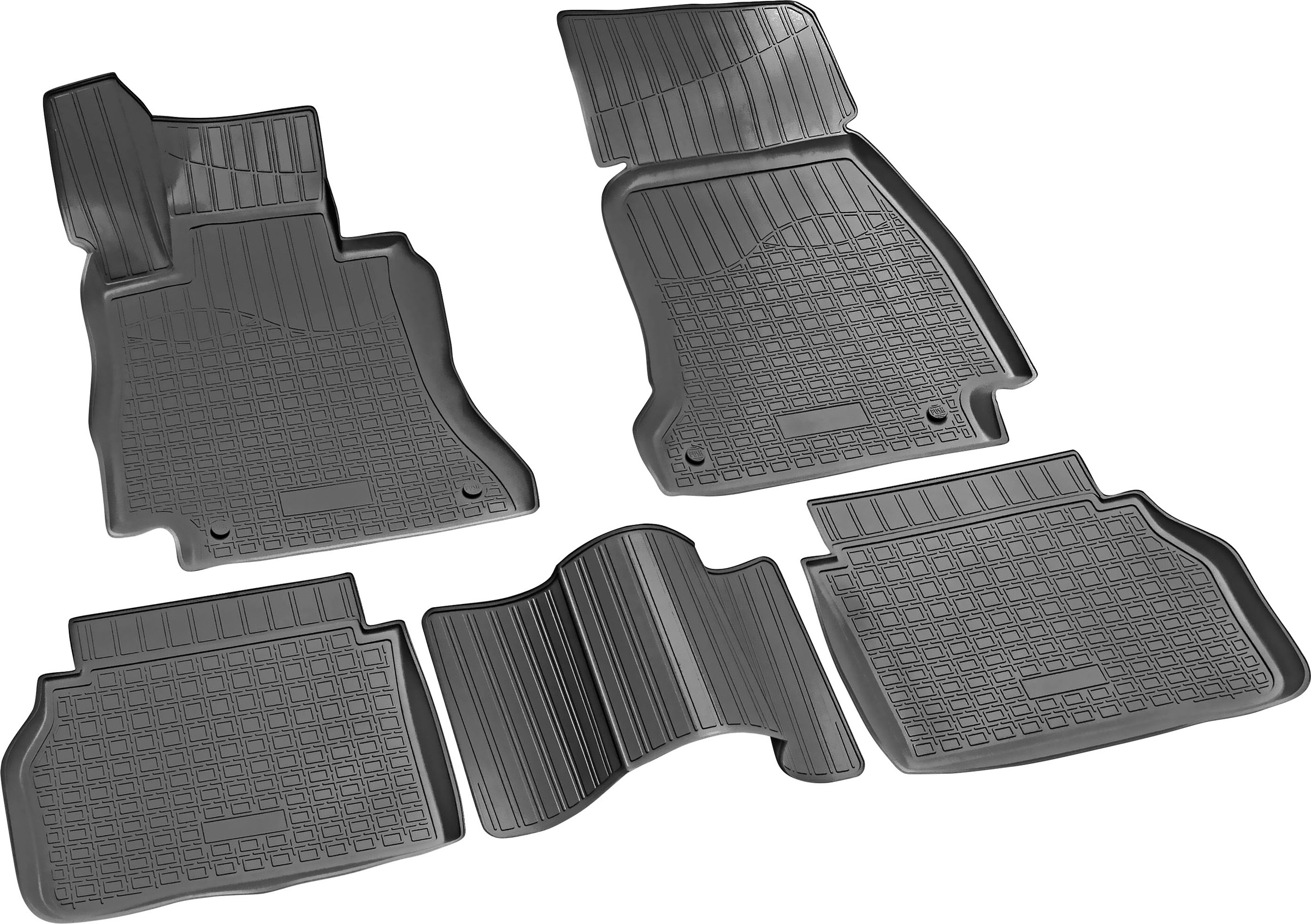 RECAMBO Passform-Fußmatten »CustomComforts«, Mercedes, E-Klasse, (Set, 4  St.), W213 S213 ab 2016, perfekte Passform auf Raten