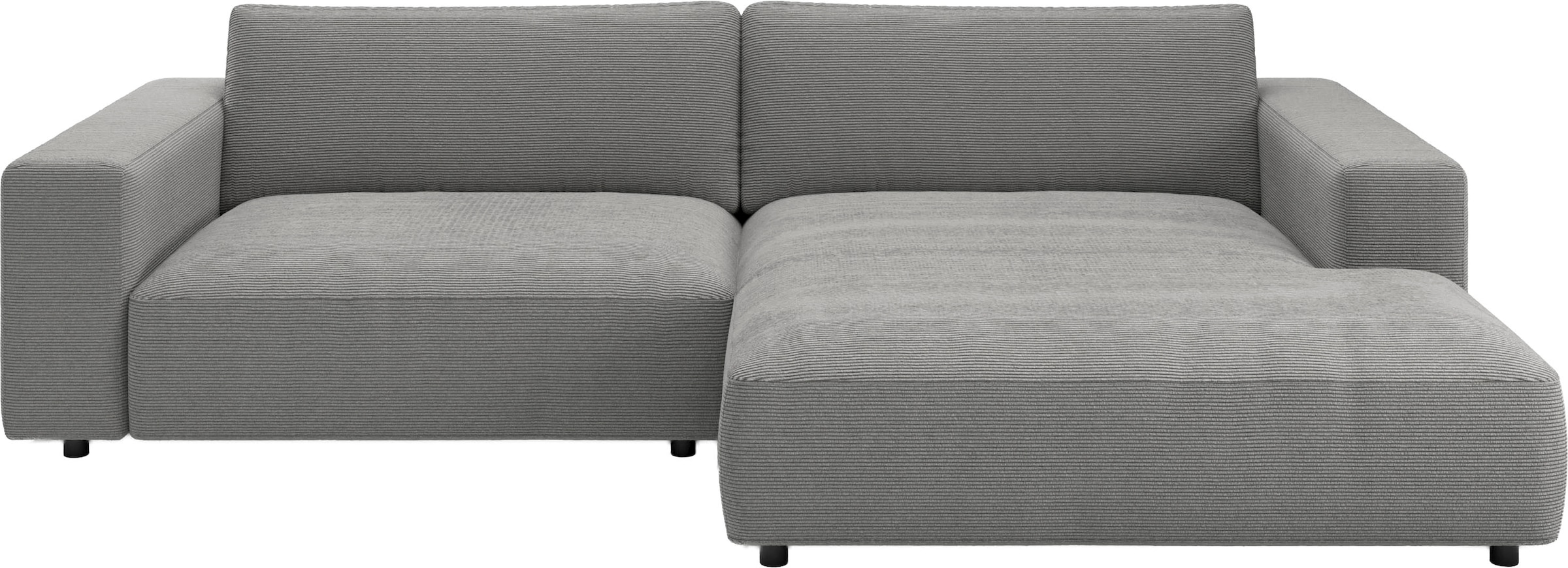 Musterring Ecksofa "MR LUCIA, Charakterstarker Lounge-Komfort von Musterring" XXL-Longchair, erstklassige Kammerkissen & zeitloser Look
