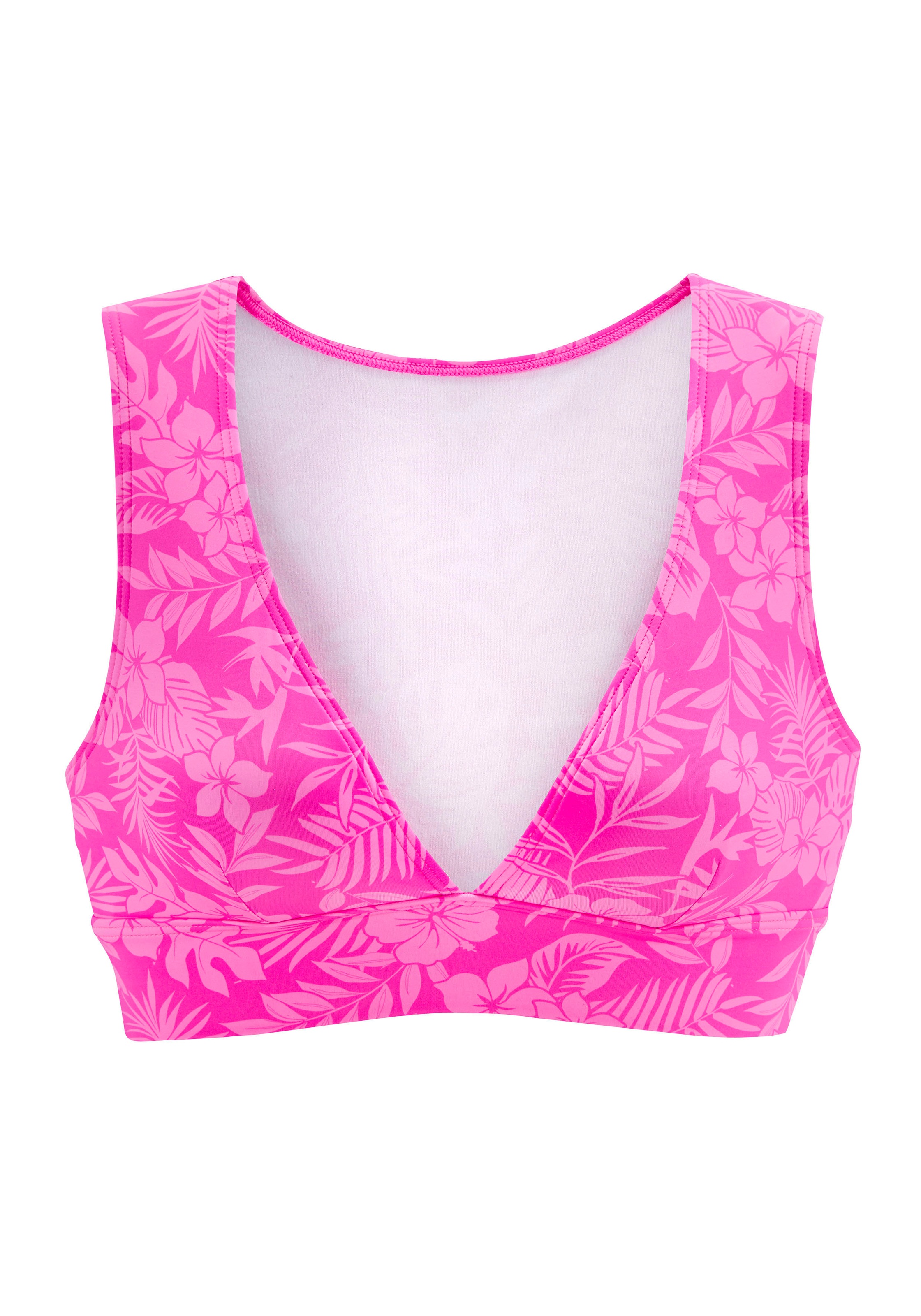 Venice Beach Bustier-Bikini-Top "Moloka" mit tropischem Print günstig online kaufen