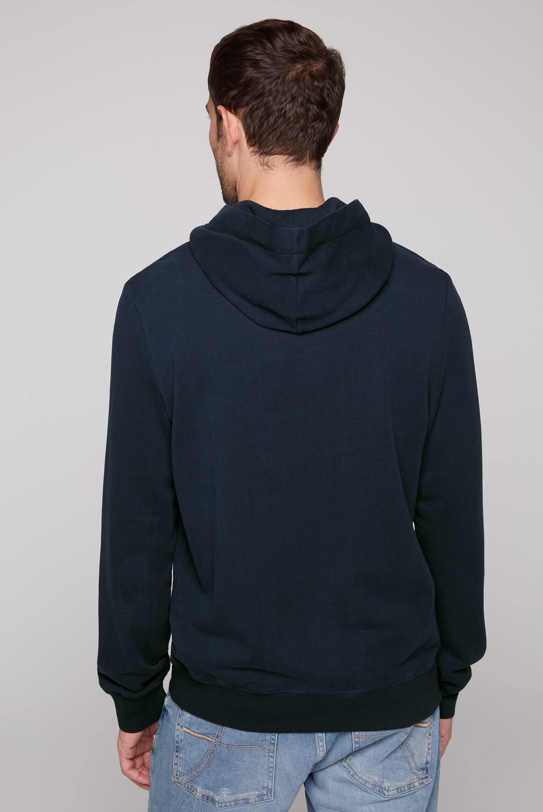 CAMP DAVID Kapuzensweatshirt mit kontrastreichem Print