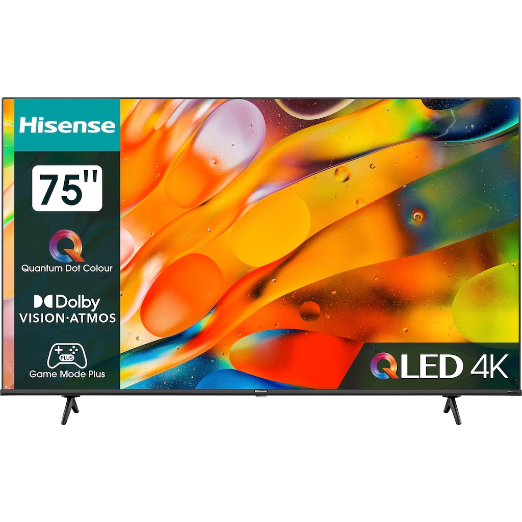 Hisense LED-Fernseher »75E77KQ«, 189 cm/75 Zoll, 4K Ultra HD, Smart-TV