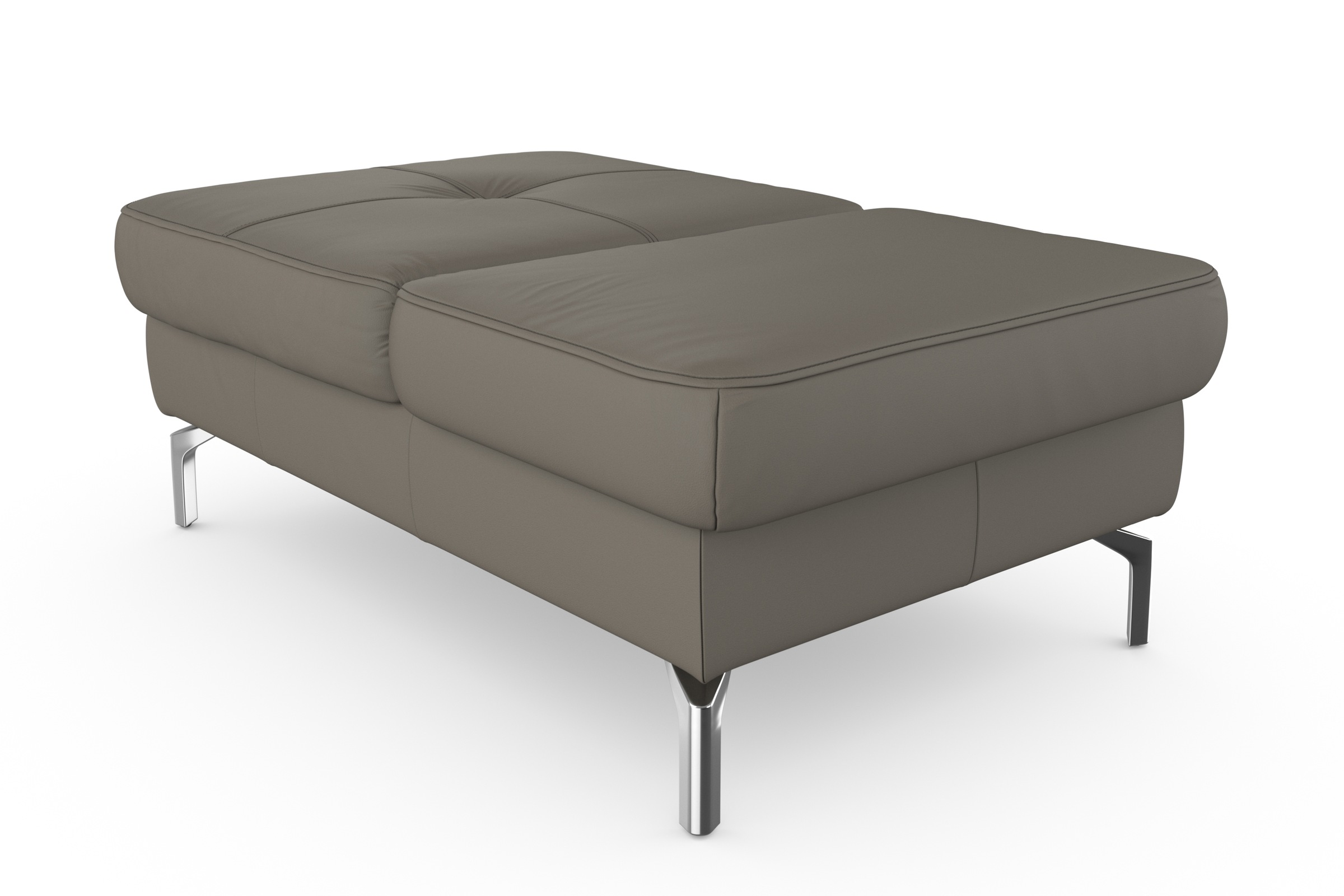 sit&more Hocker »Bendigo«, mit Klappfunktion, Bodenfreiheit 15 cm, wahlweise in 2 Fußfarben