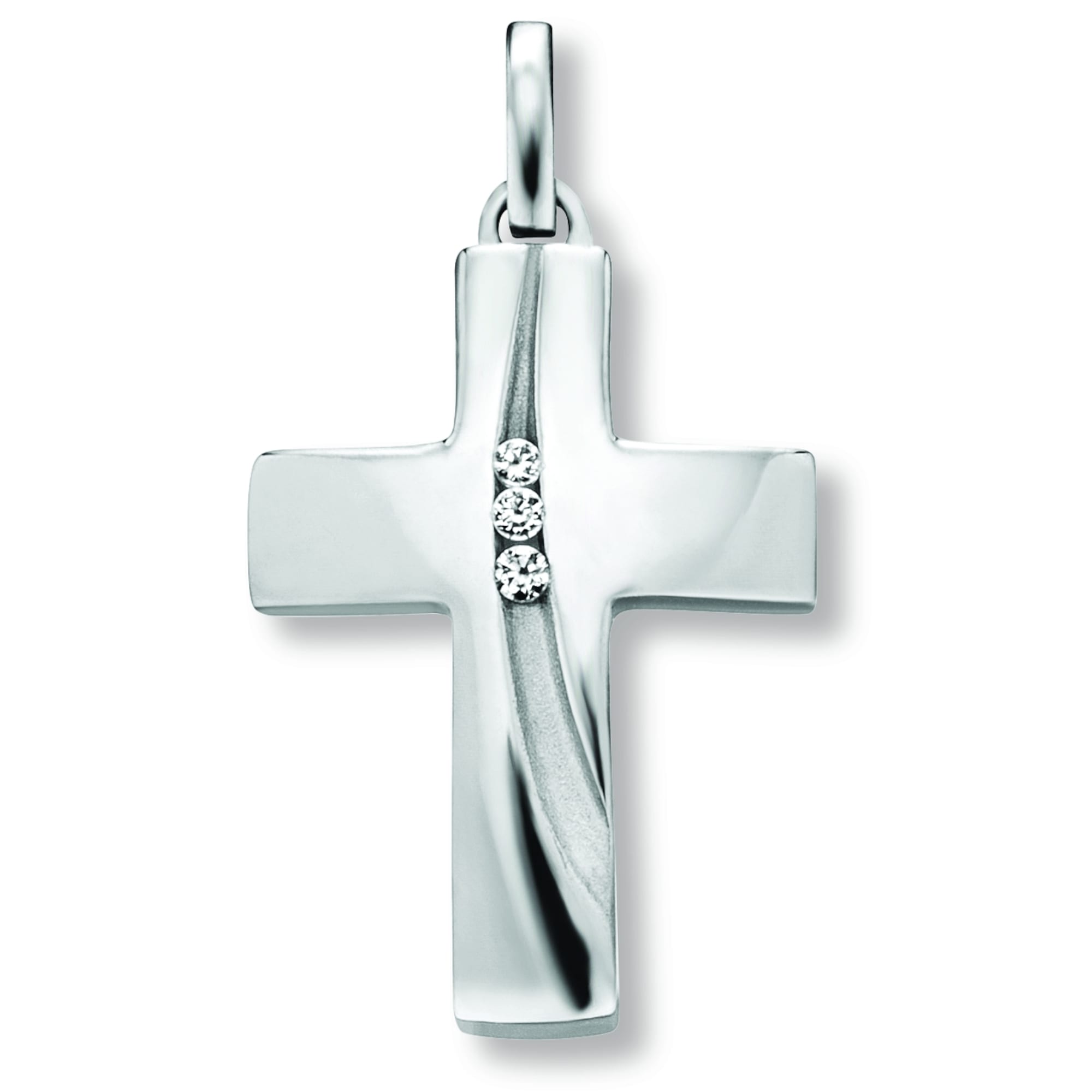 ONE 925 »Zirkonia Damen Kreuz aus kaufen Silber BAUR online | Anhänger Schmuck ELEMENT Silber«, Kettenanhänger