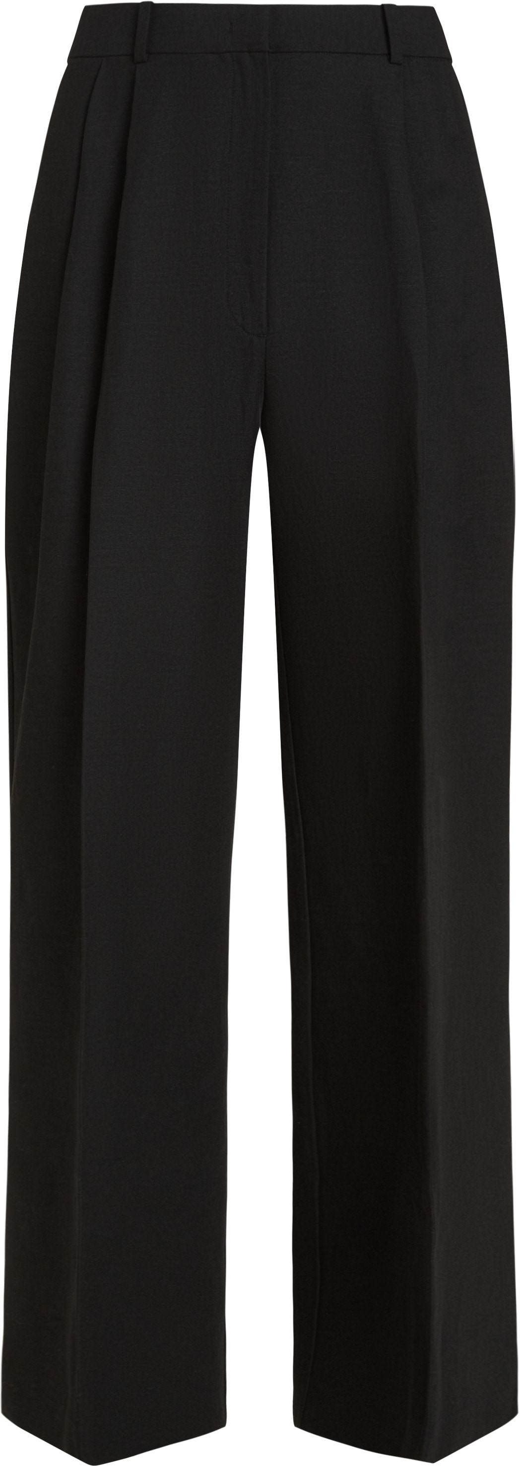 Tommy Hilfiger Webhose »LINEN MIX RLXD STRAIGHT PANTS«, mit Falten,kühlendes Premium Leinen