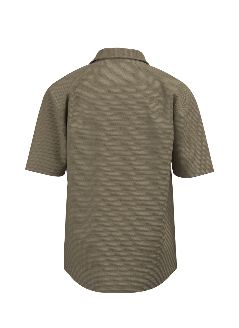 Trigema Blusenshirt »TRIGEMA Polohemd in Waffel-Optik« 1