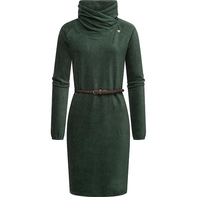 Ragwear Sweatkleid »Belita«, warmes Cord-Kleid mit breitem Schlauchkragen  kaufen | BAUR