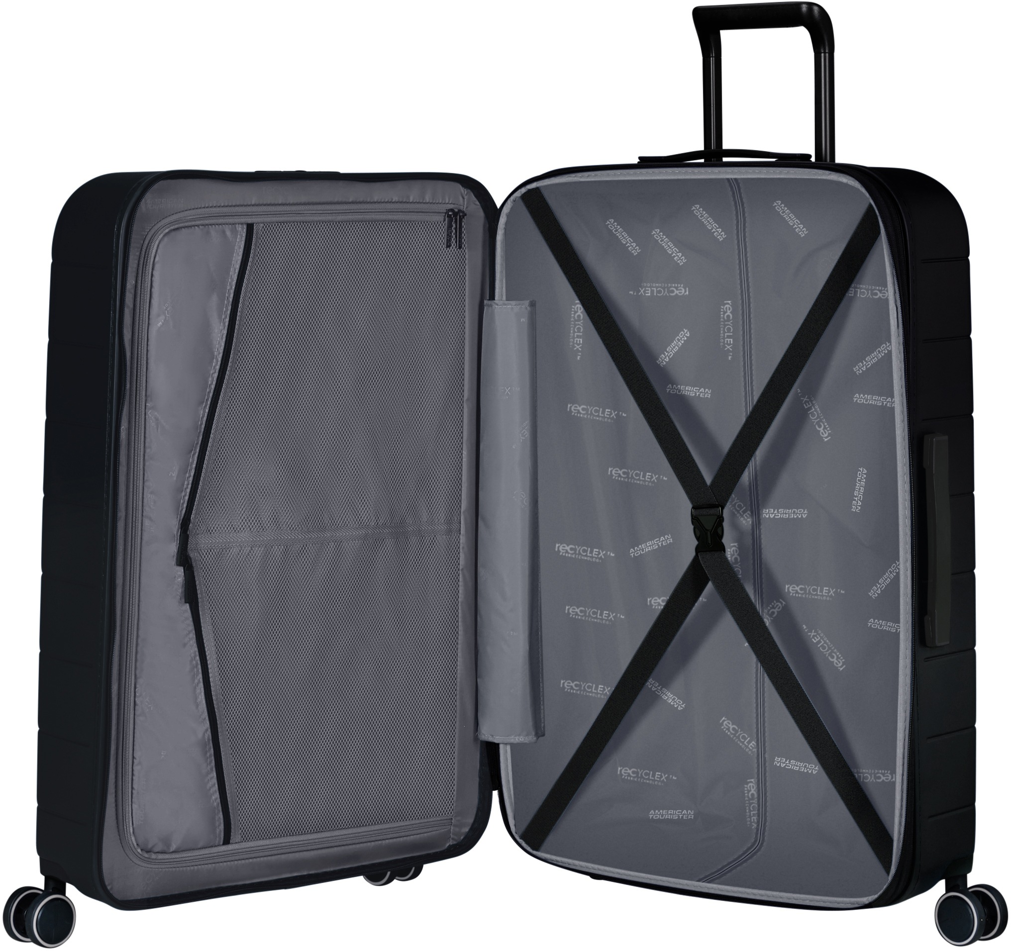 American Tourister® Hartschalen-Trolley »Novastream, 77 cm«, 4 Rollen, Reisekoffer Großer Koffer TSA-Zahlenschloss Volumenerweiterung