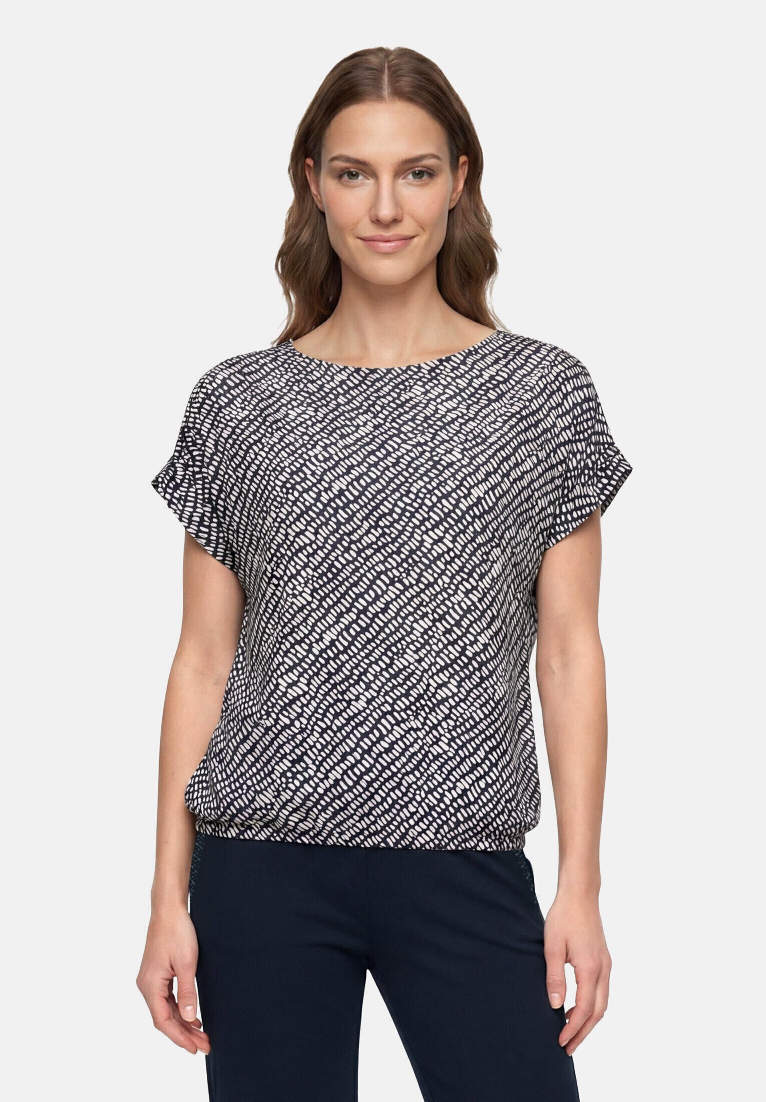 Betty Barclay Kurzarmshirt »Damen mit Gummizug« 1