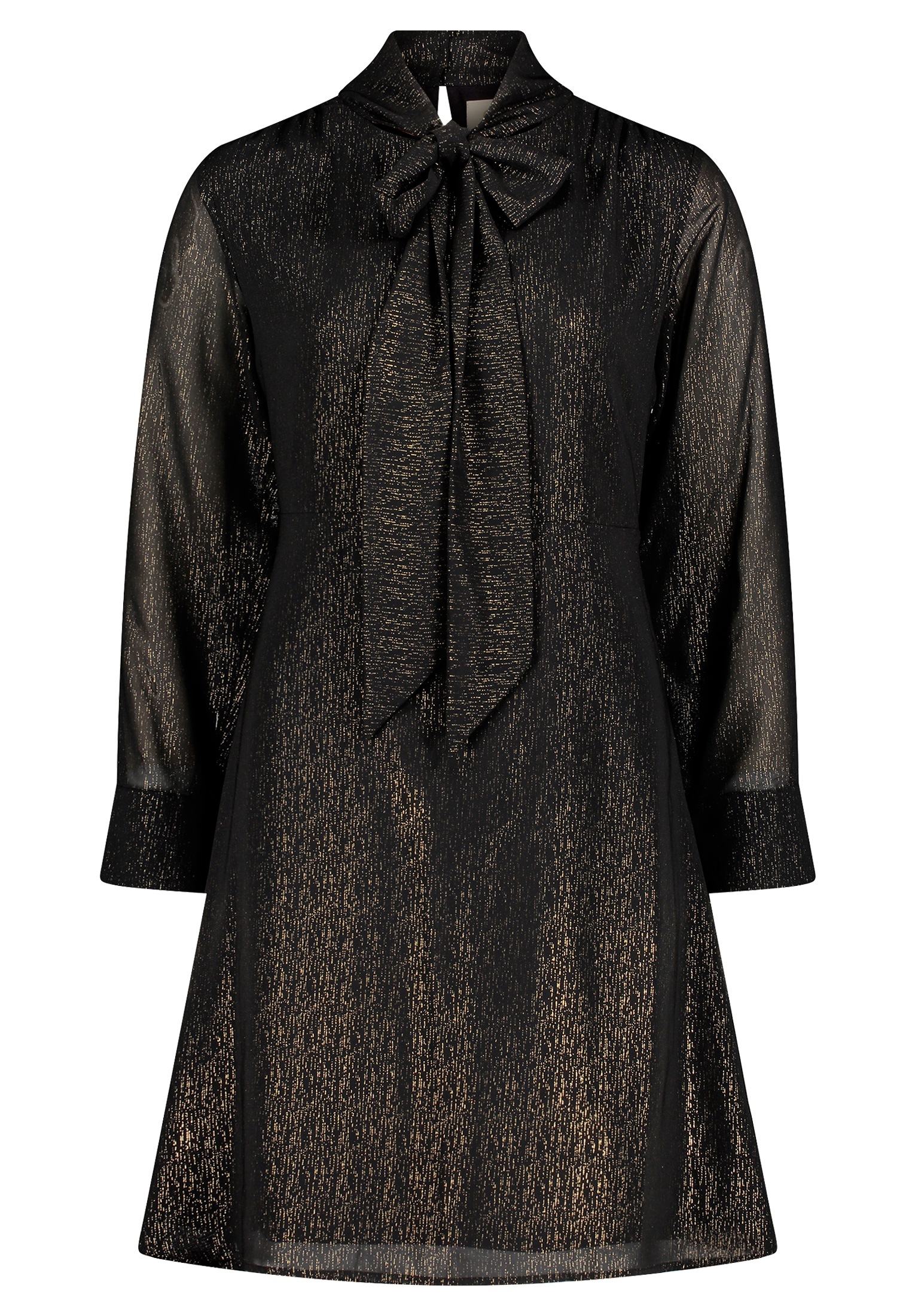 Cartoon Chiffonkleid "Damen mit Schleifenknoten" Ohne Tasche Design günstig online kaufen