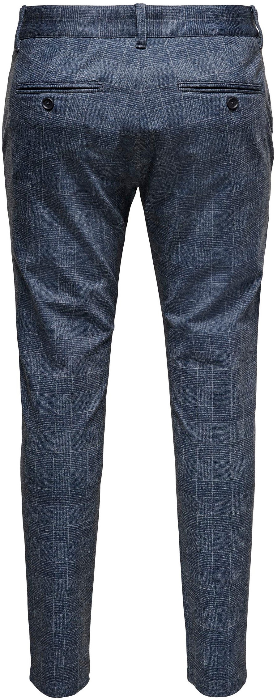 ONLY & SONS Chinohose »MARK CHECK PANTS«