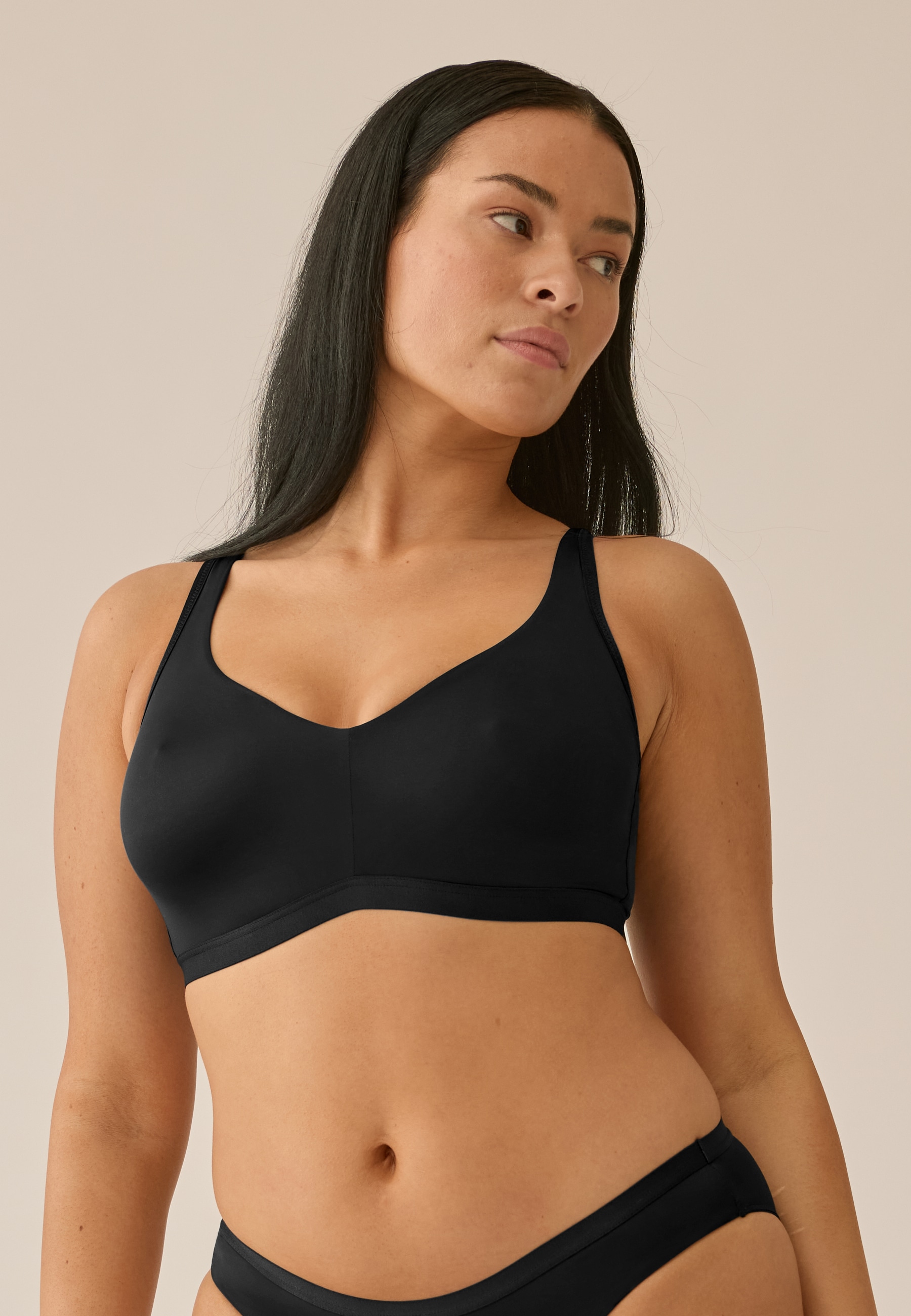 Naturana Minimizer-Bh "The Thursday" 1 Stk. Ohne Bügel, Breite Träger, Basic, Bequem, Weich, Entlastungsträger
