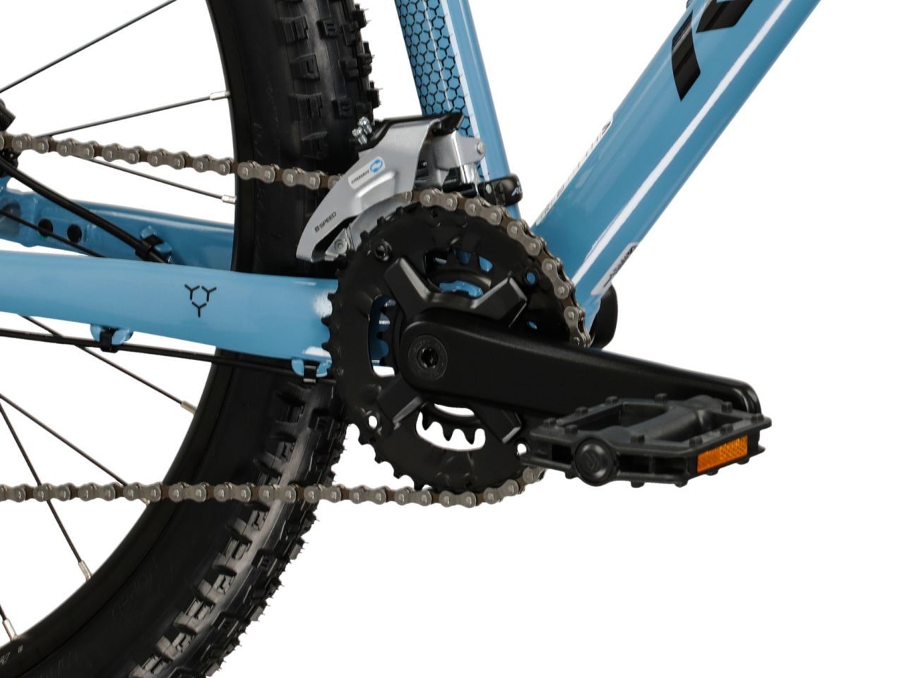 Kross Mountainbike »KROSS Mountainbike Hardtail 27,5" Hexagon 4.0 blau 16 Gänge« 16 Gang Shimano ACERA M3020 Schaltwerk Kettenschaltung