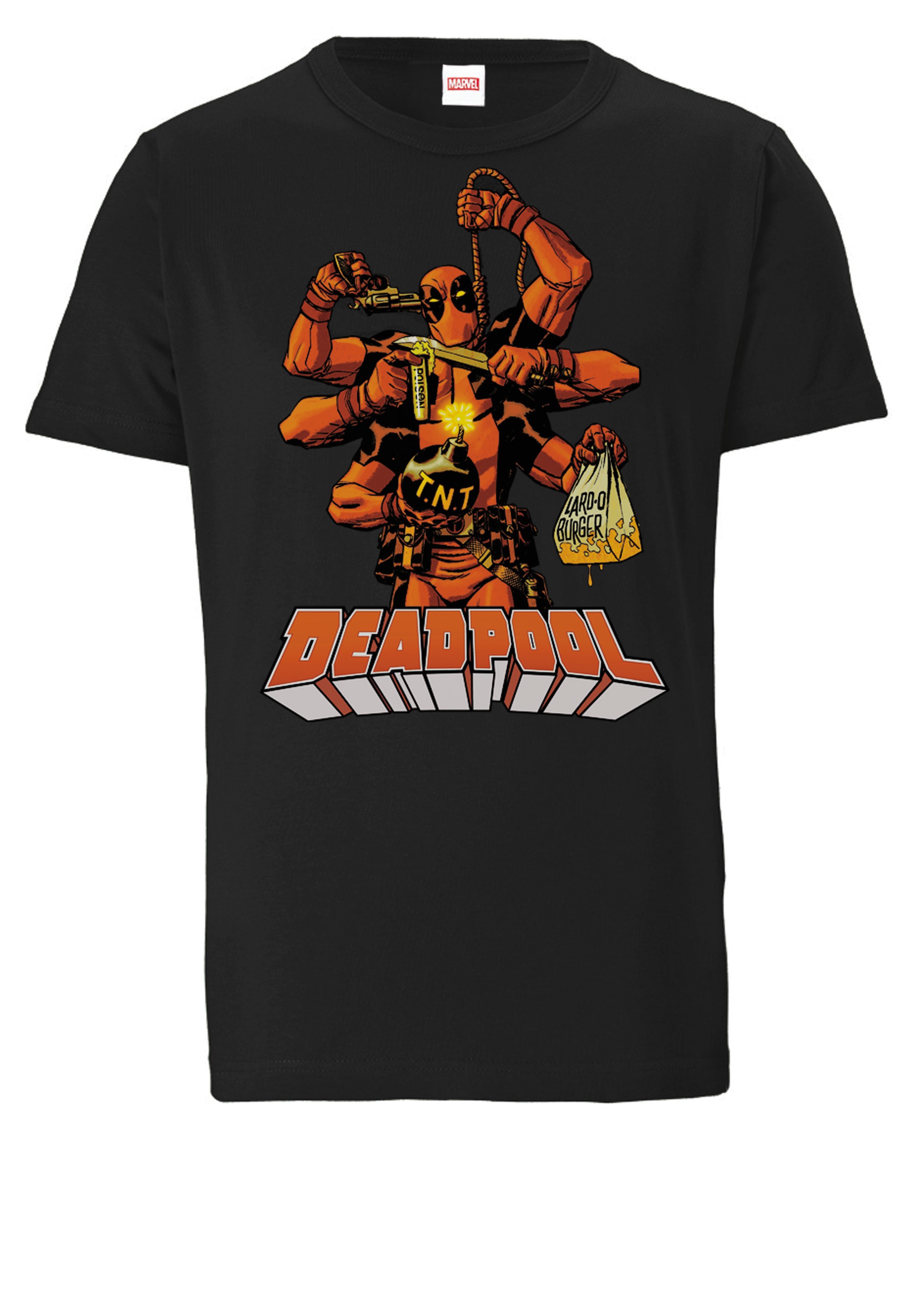 LOGOSHIRT T-Shirt »Marvel Comics – Deadpool«, mit lizenziertem Print