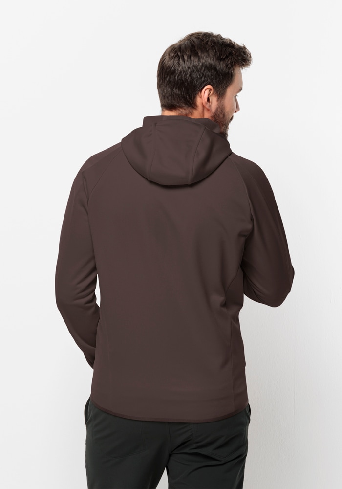 Jack Wolfskin Fleecejacke »ALPGRAT HOODED FZ M«, mit Kapuze