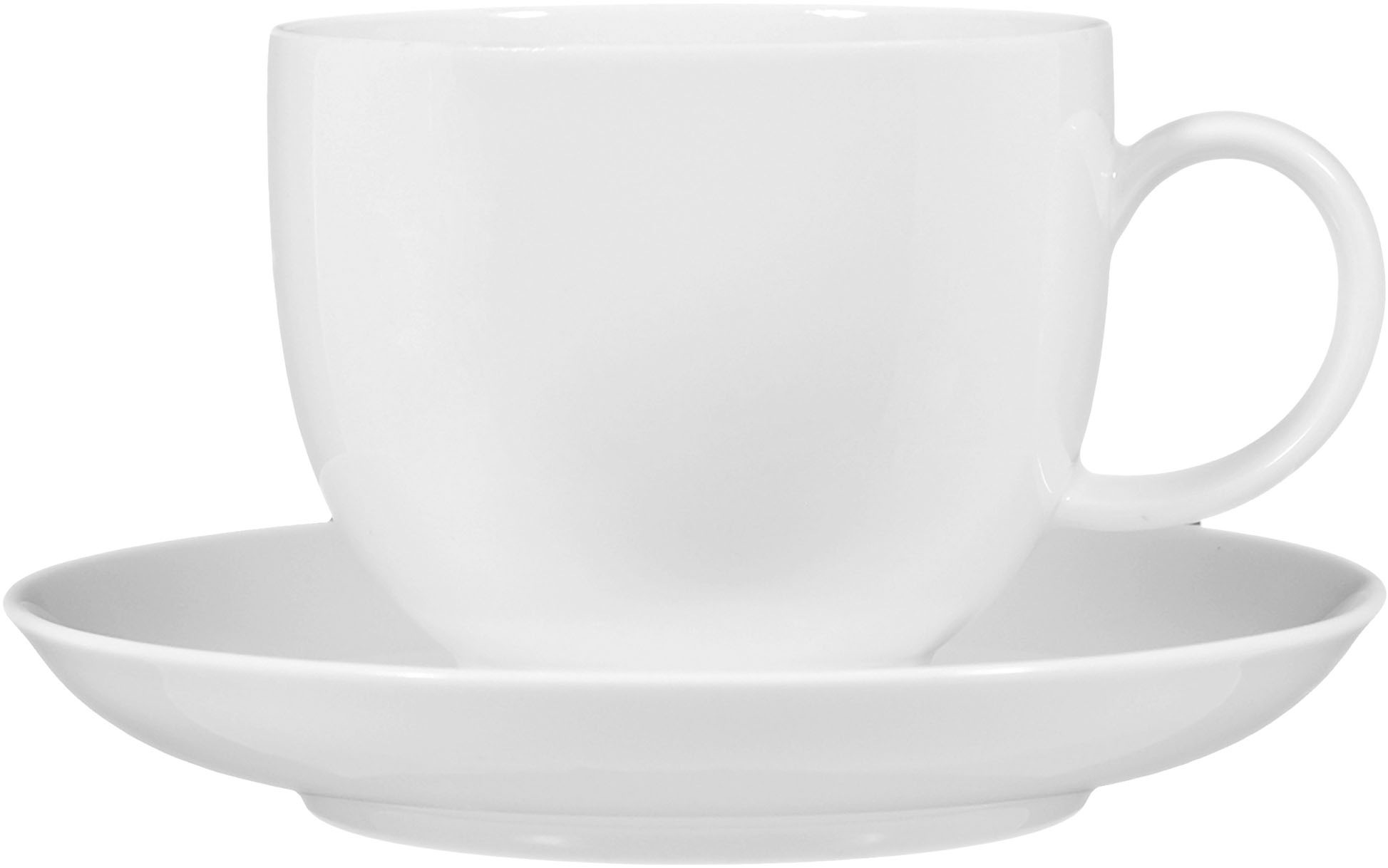 Seltmann Weiden Kaffeeservice »Geschirr-Set, Service Lido«, (Set, 18 tlg.), Tassen, Untertassen, Teller, 18 Teile, für 6 Personen, Made in Germany