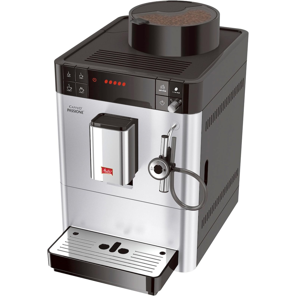 Melitta Kaffeevollautomat »Passione® One Touch F53/1-101, silber«