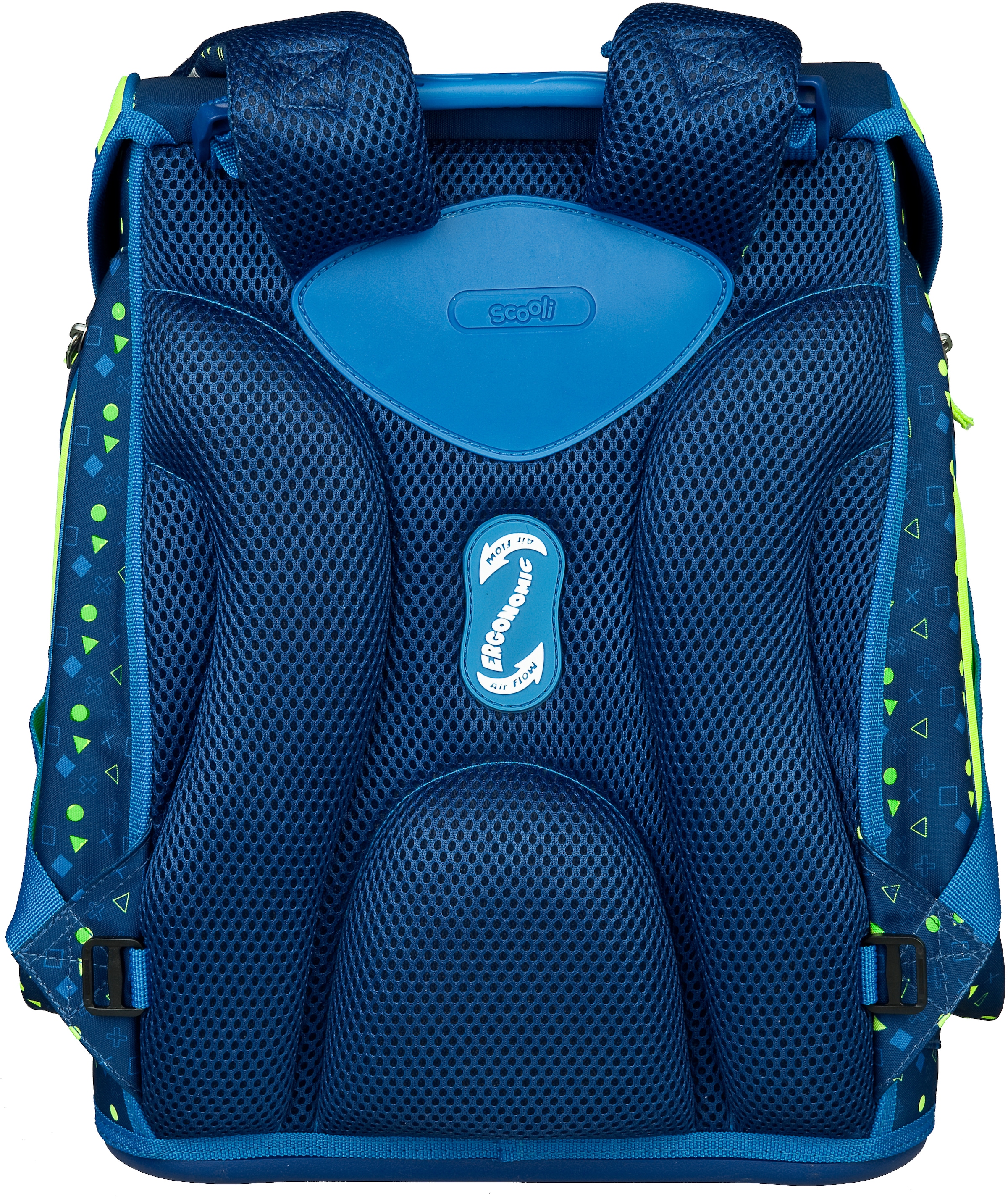 Scooli Schulranzen »EasyFit, Boys, Level Up«, Reflektoren-Floureszierende Flächen, Glow Edition