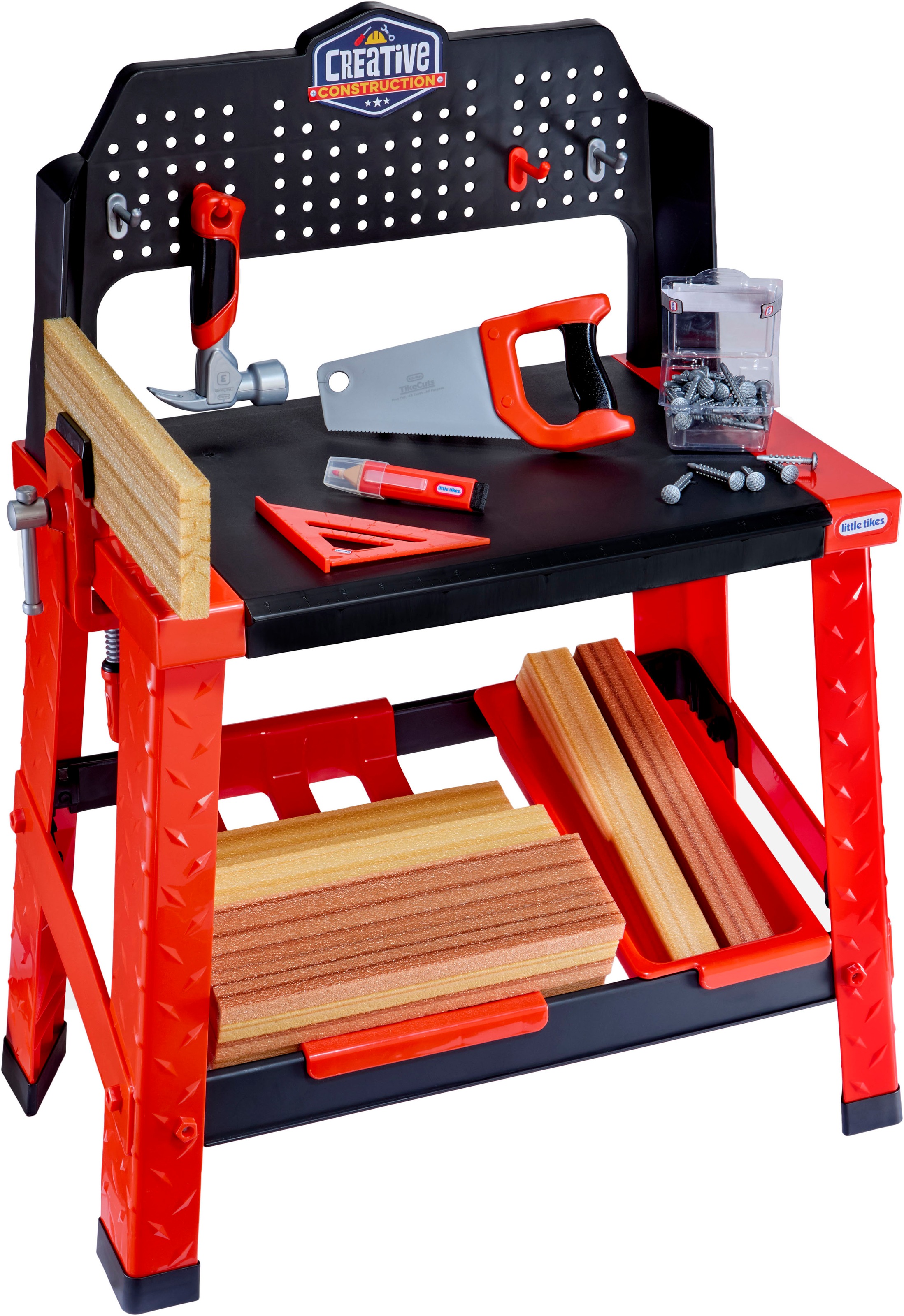 Little Tikes® Spielwerkbank »Creative Construction - Werkbank«, mit Zubehör