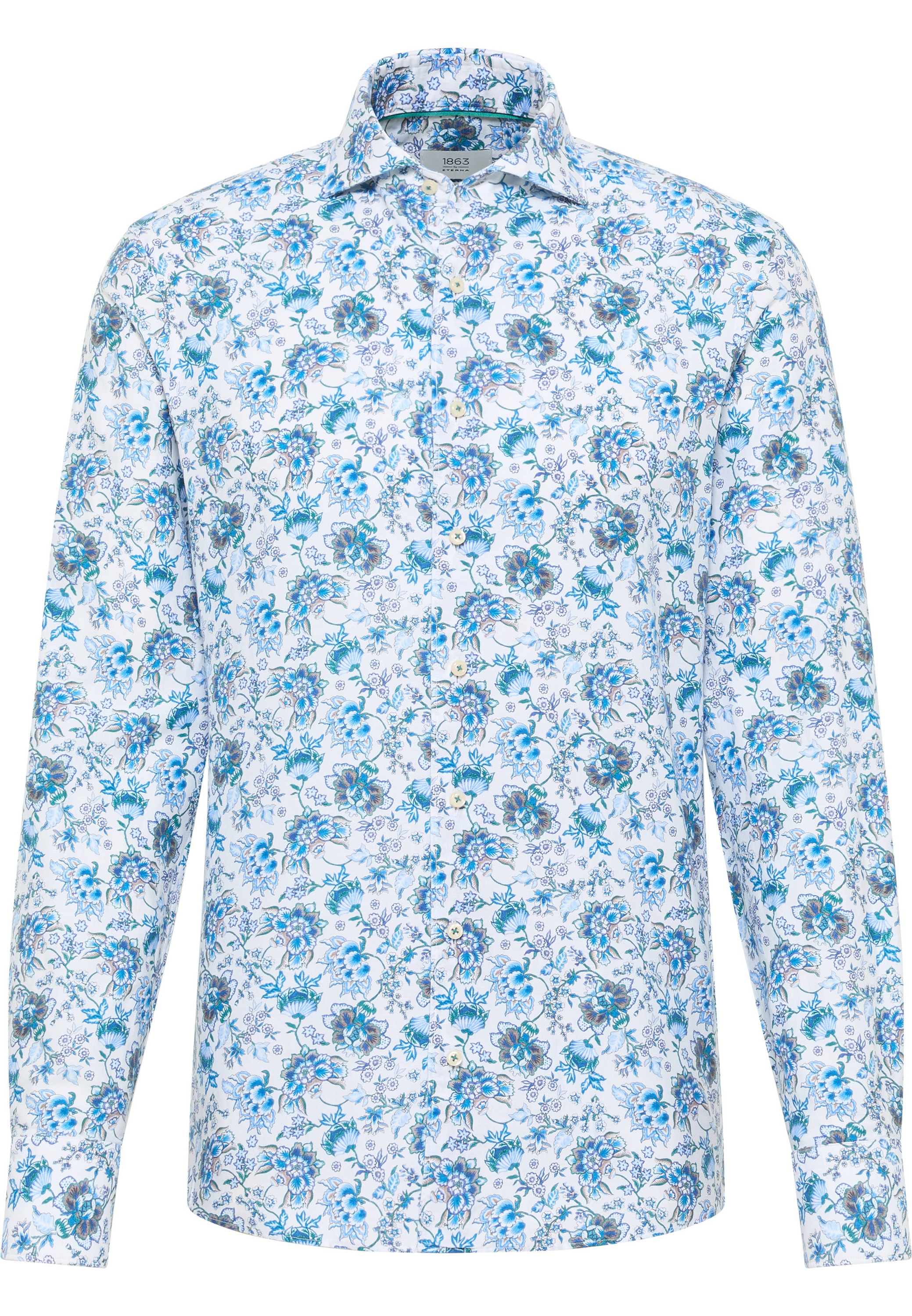 Eterna Langarmhemd »SLIM FIT« EASY IRON (bügelleicht)