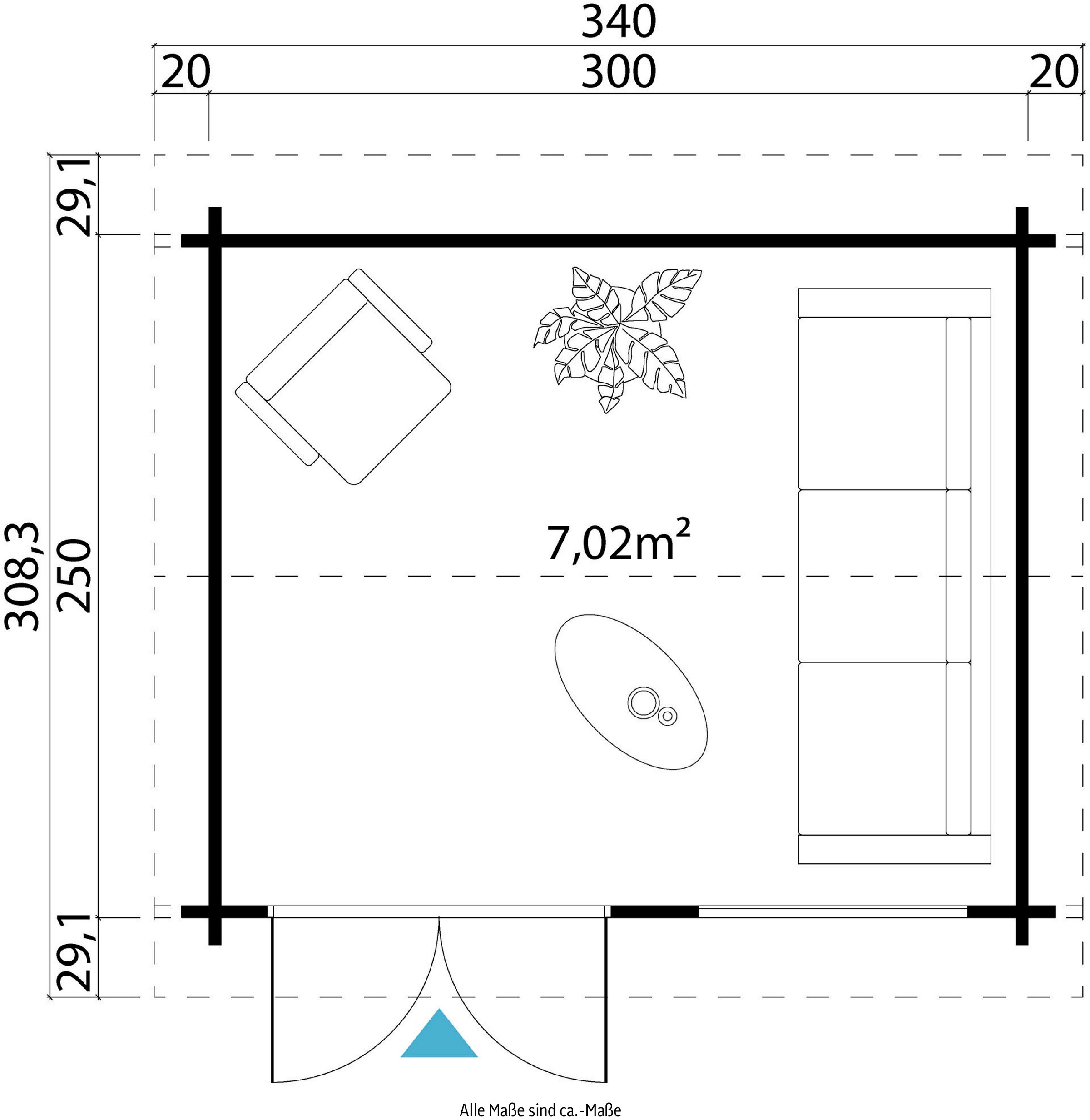 LASITA MAJA Gartenhaus »Alex«
