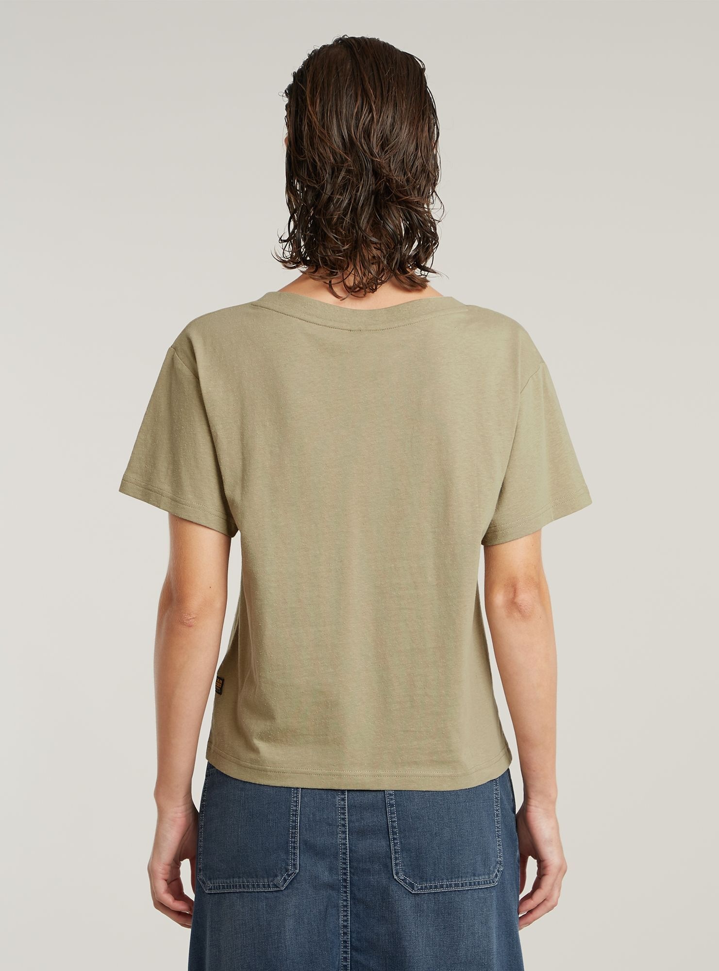 G-STAR T-Shirt »Open V-Neck Relaxed Top«