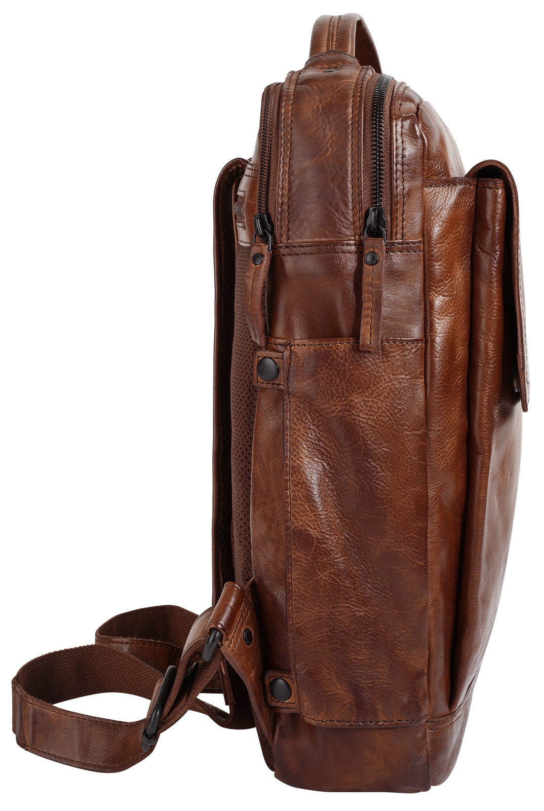 Spikes & Sparrow Laptoprucksack echt Leder