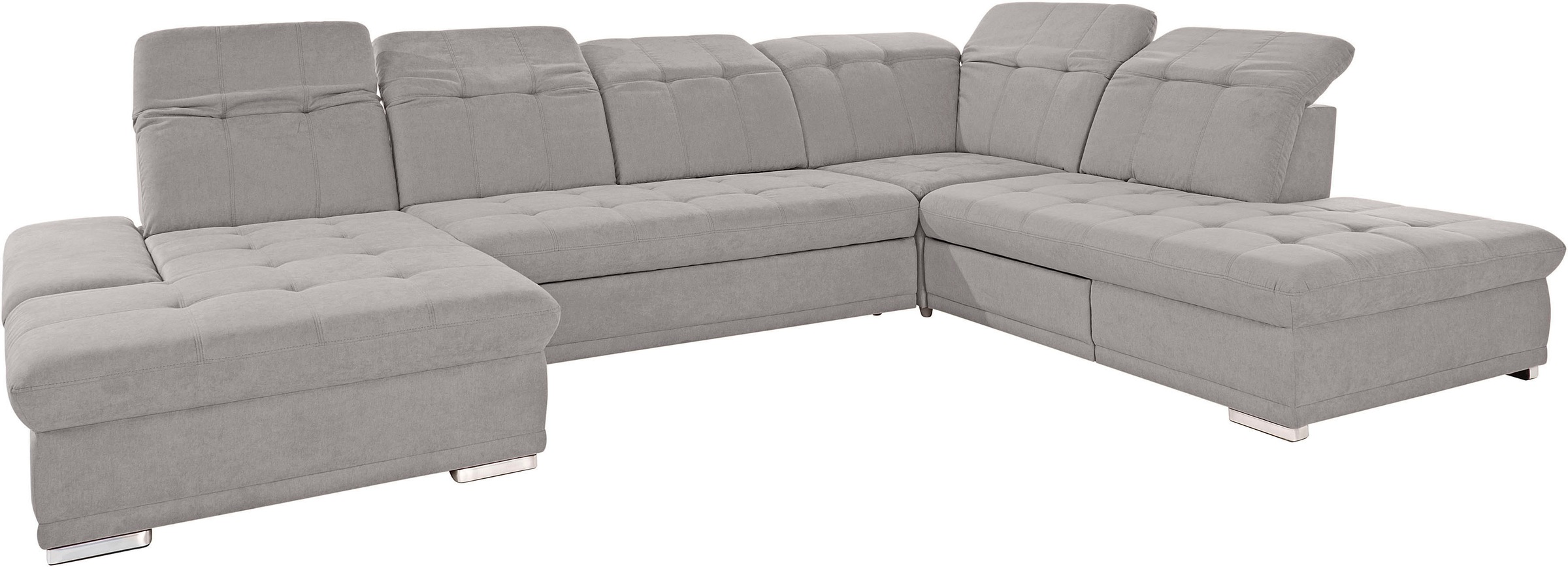 Thumbnail - COTTA Wohnlandschaft "Holiday U-Form mit Sitztiefen-, Armteil- und Kopfteilverstellung" wahlweise mit Bettfunktion & Bet...