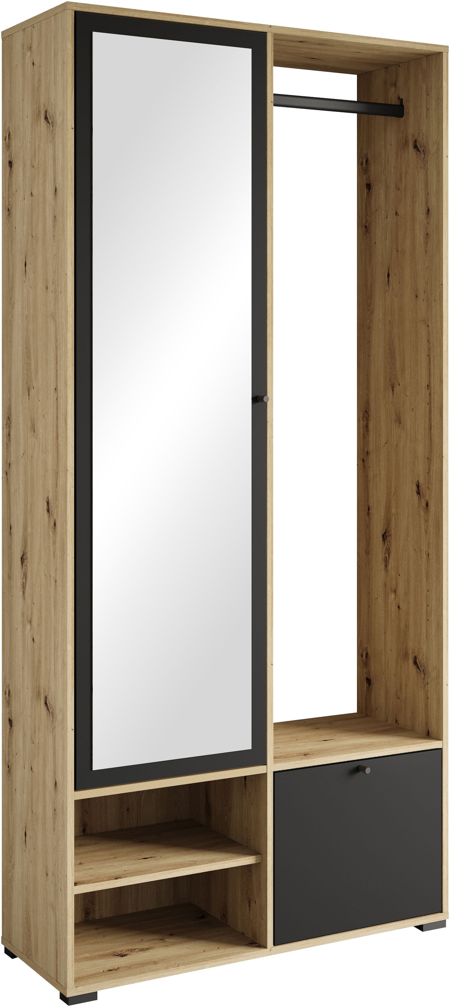 Home affaire Garderobenschrank "DINO Kompaktgarderobe, Garderoben-Set DINO" günstig online kaufen