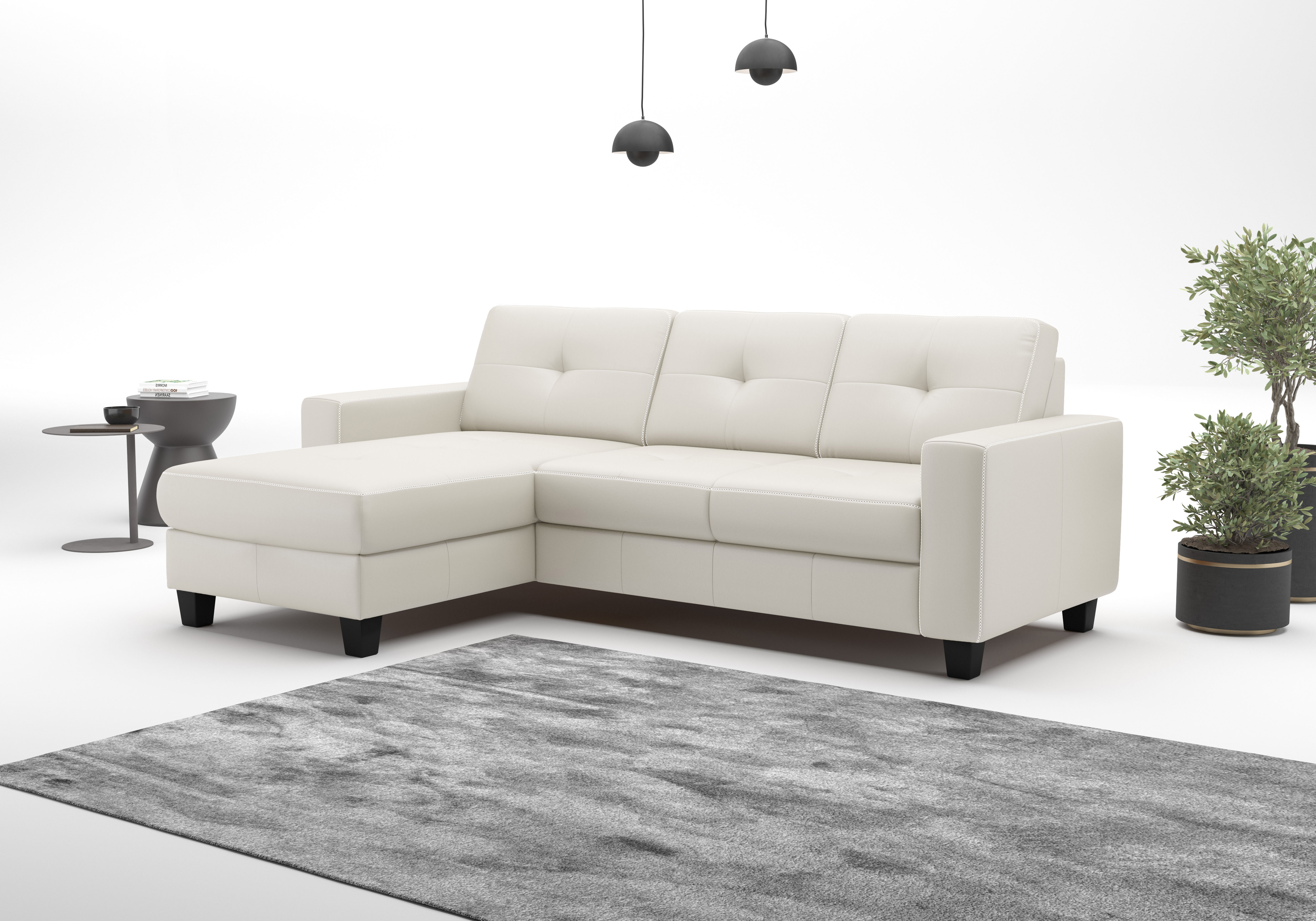 OTTO home Ecksofa "Varese" wahlweise mit Schlaffunktion und Bettkasten