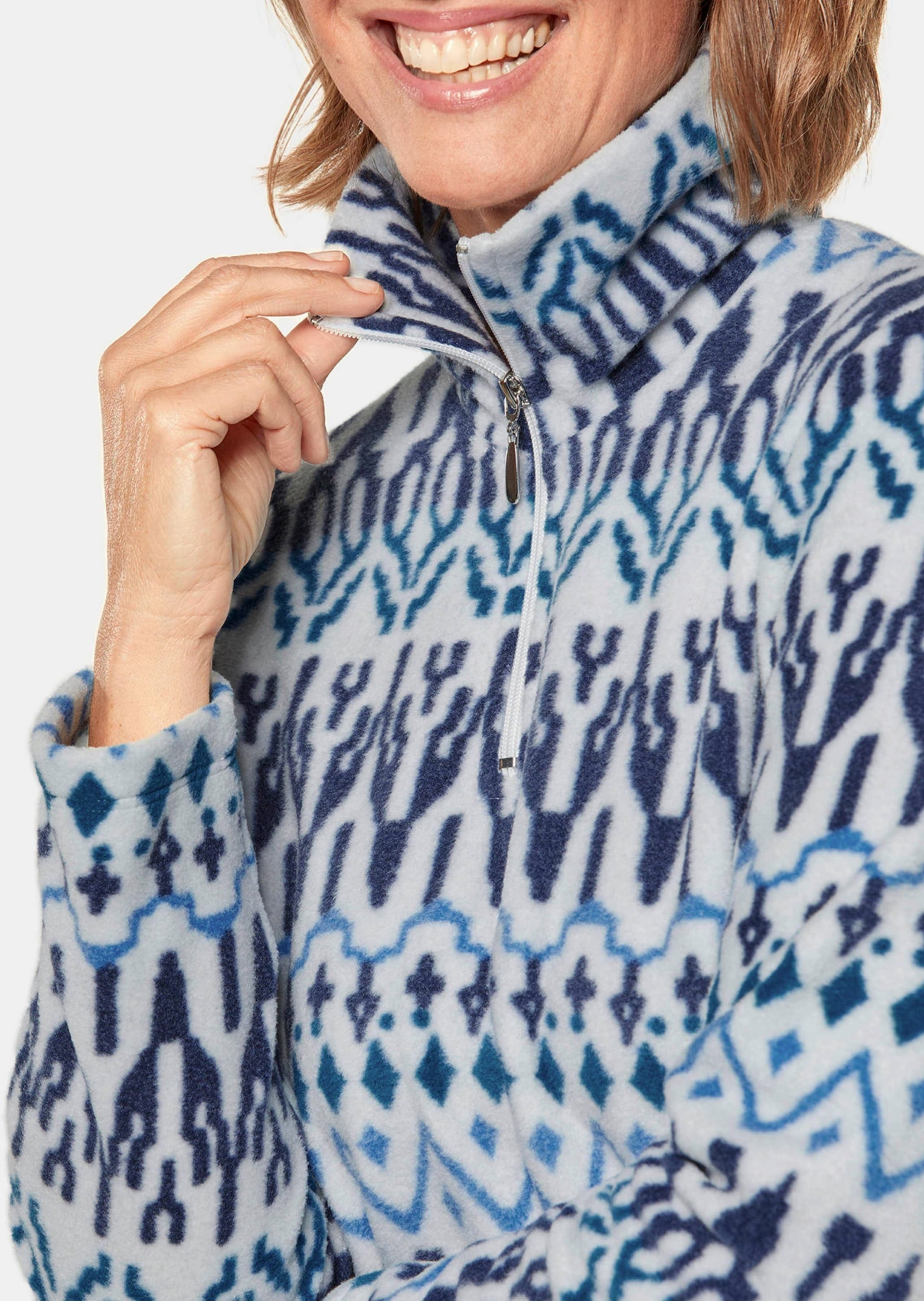 GOLDNER Sweatshirt »Fleece-Troyer Kuschelig warmer Fleece-Troyer«
