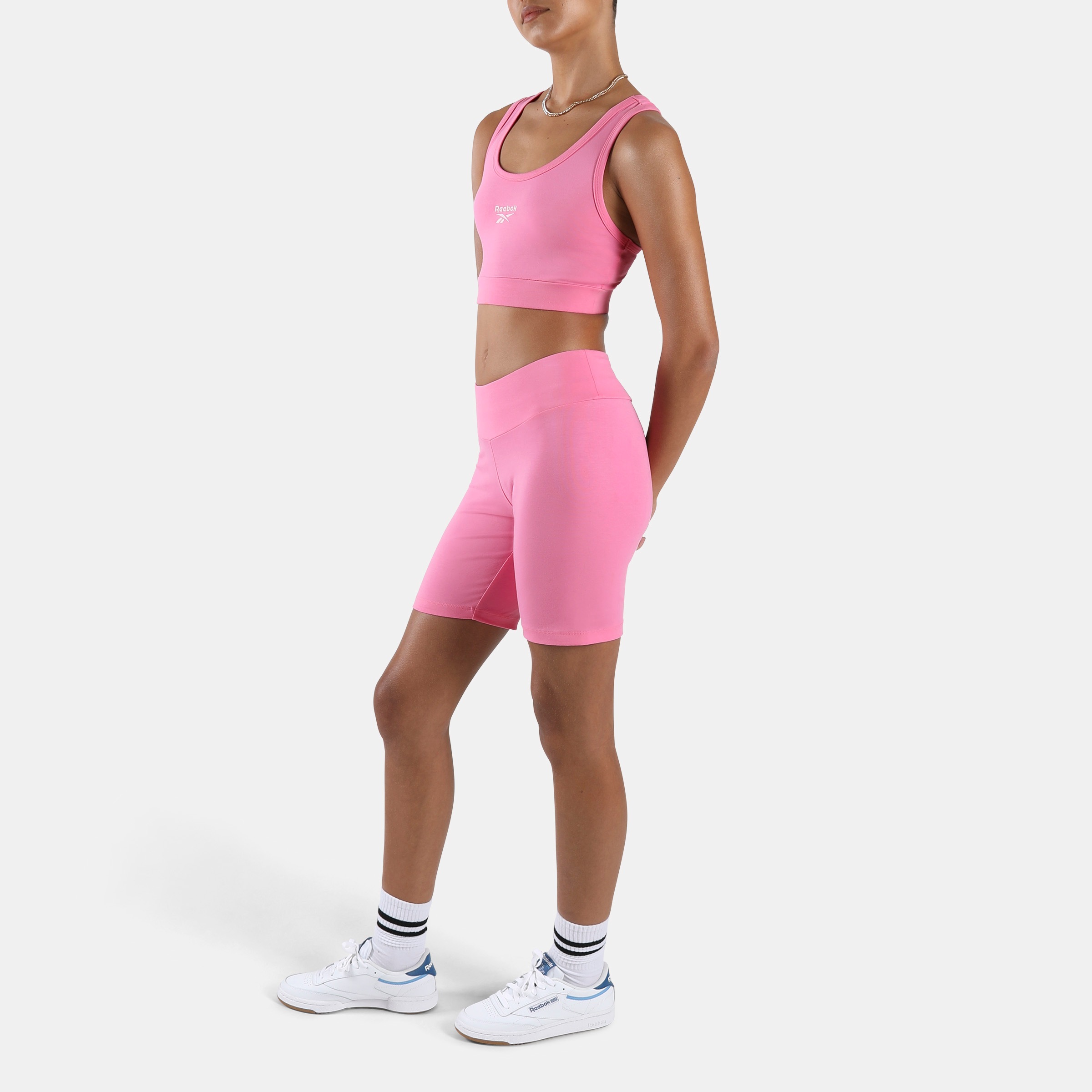 Reebok Sport-BH »ID COTTON BRALETTE« aus Baumwolle und Elasthan, maschinenwaschbar, mit Baumwollanteil
