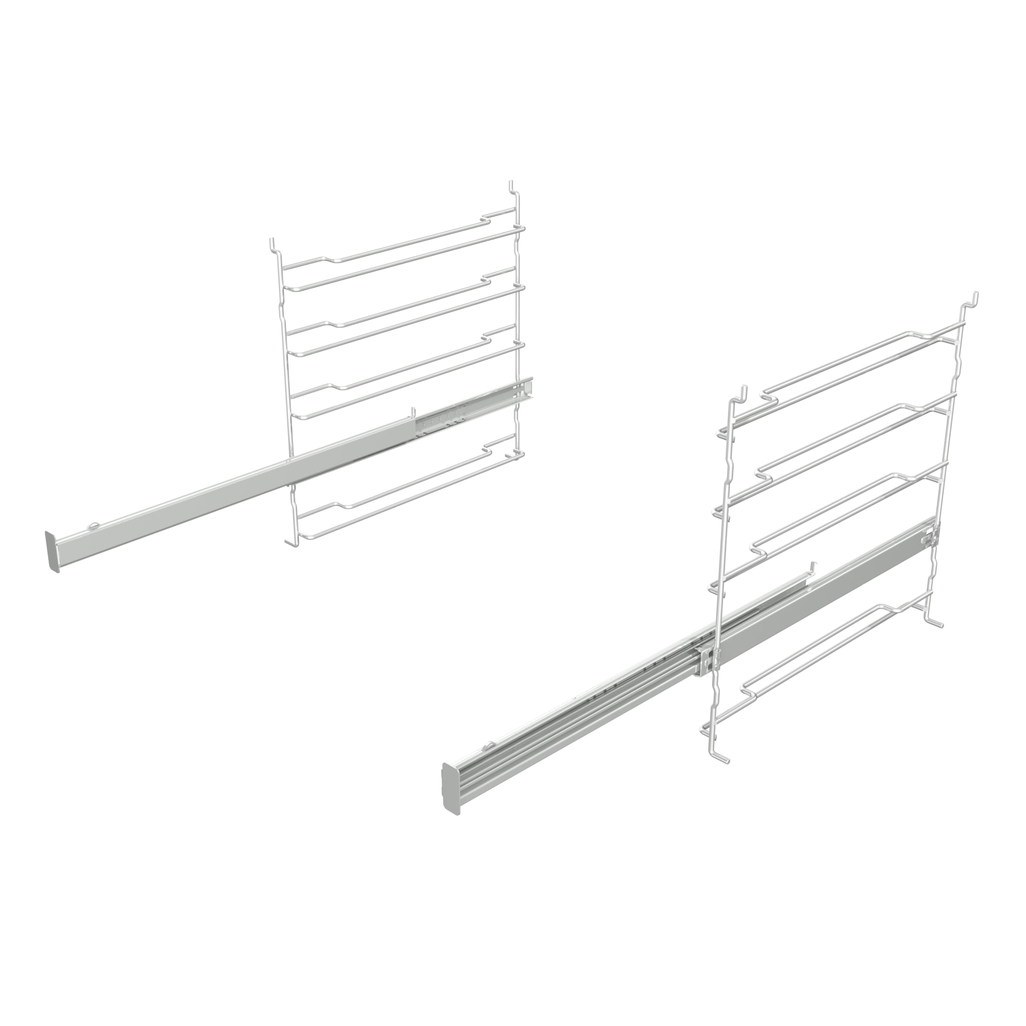 GORENJE Teleskop-Vollauszug "1fach Teleskopvollauszug (Bio21)", silber, Teleskopauszüge, passend für alle Gorenje Herde, Backöfen und Standherde