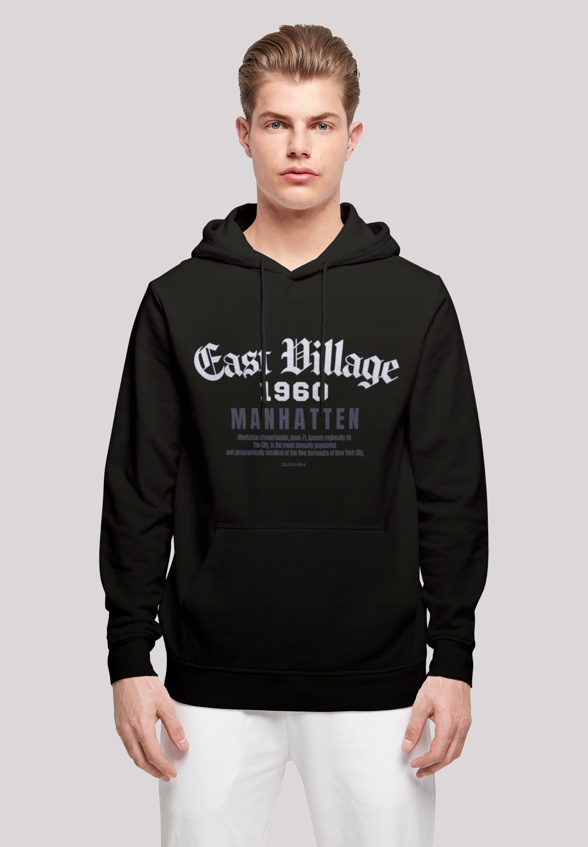 F4NT4STIC Kapuzenpullover "East Village Manhatten HOODIE", Print