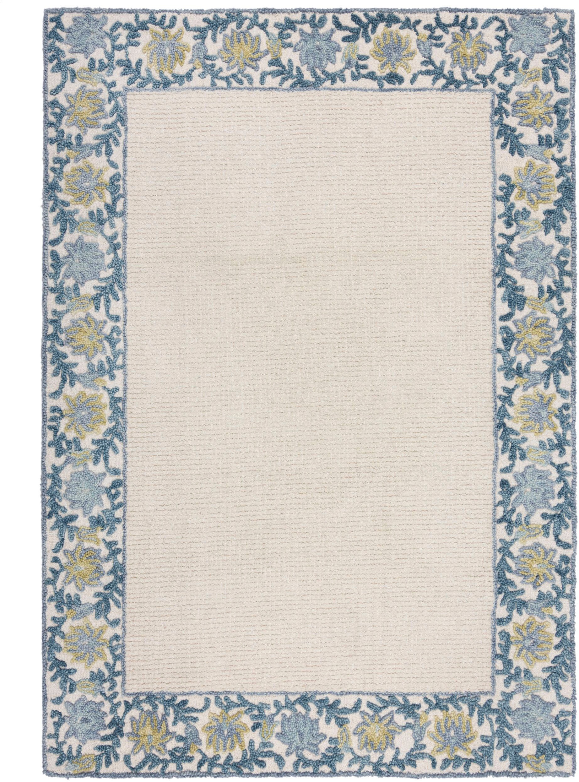 FLAIR RUGS Teppich "Myla Floral" rechteckig 8 mm Höhe mit floralem Rahmen günstig online kaufen