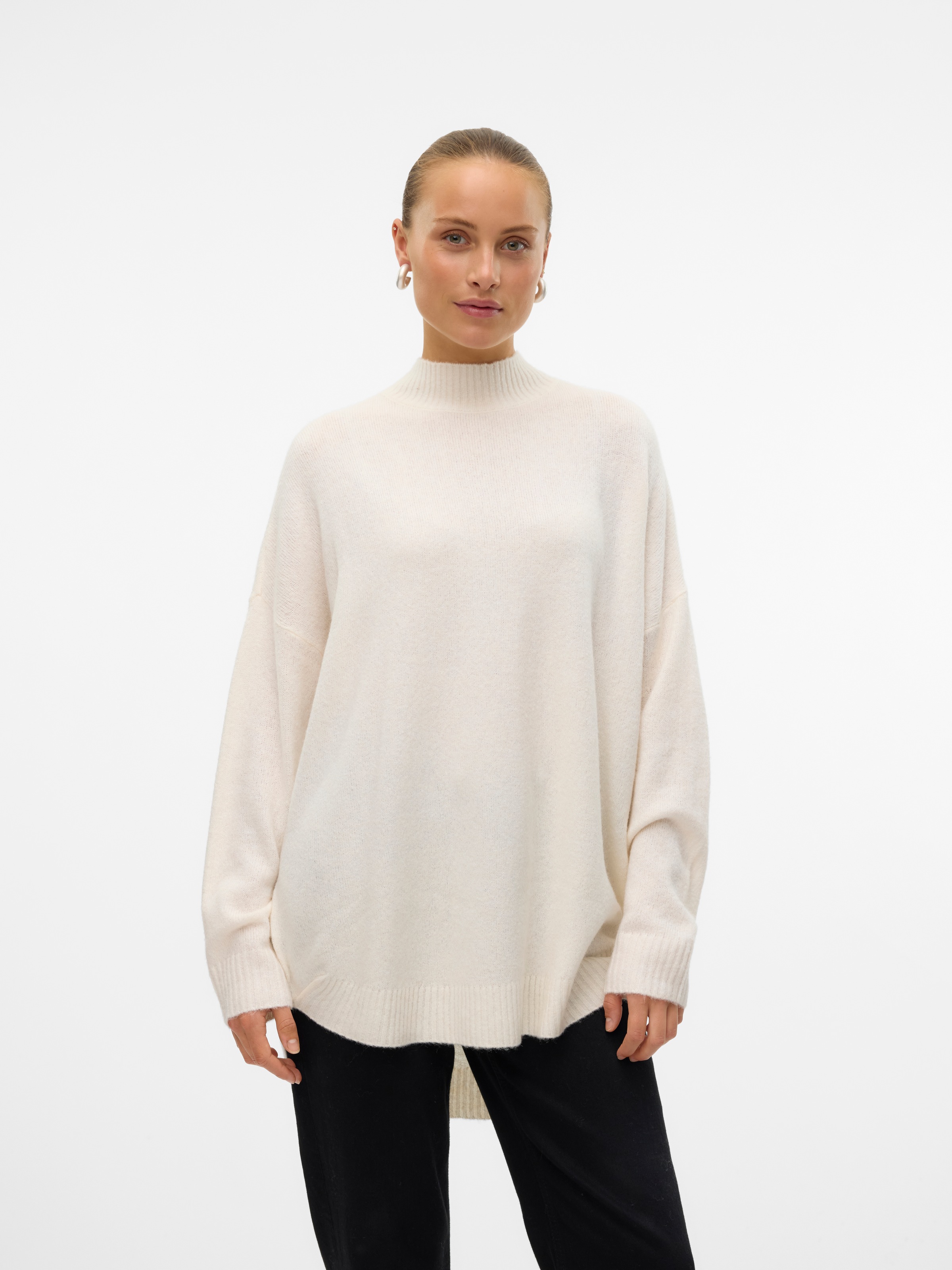 Vero Moda Megztinis »VMPLAZA LS HIGHNECK LONG me...