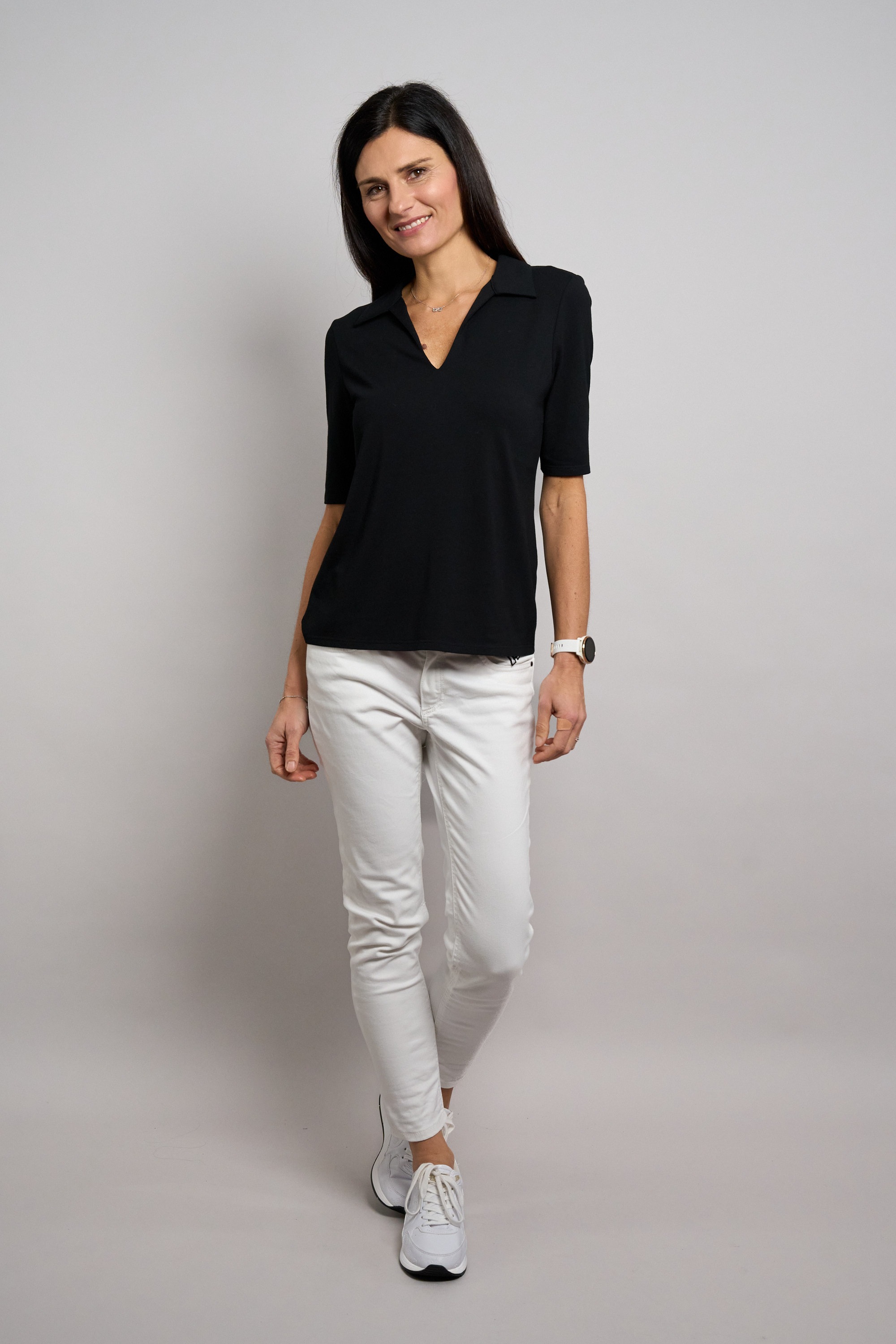 Seidel Moden Poloshirt Mit V-Ausschnitt - MADE IN GERMANY günstig online kaufen