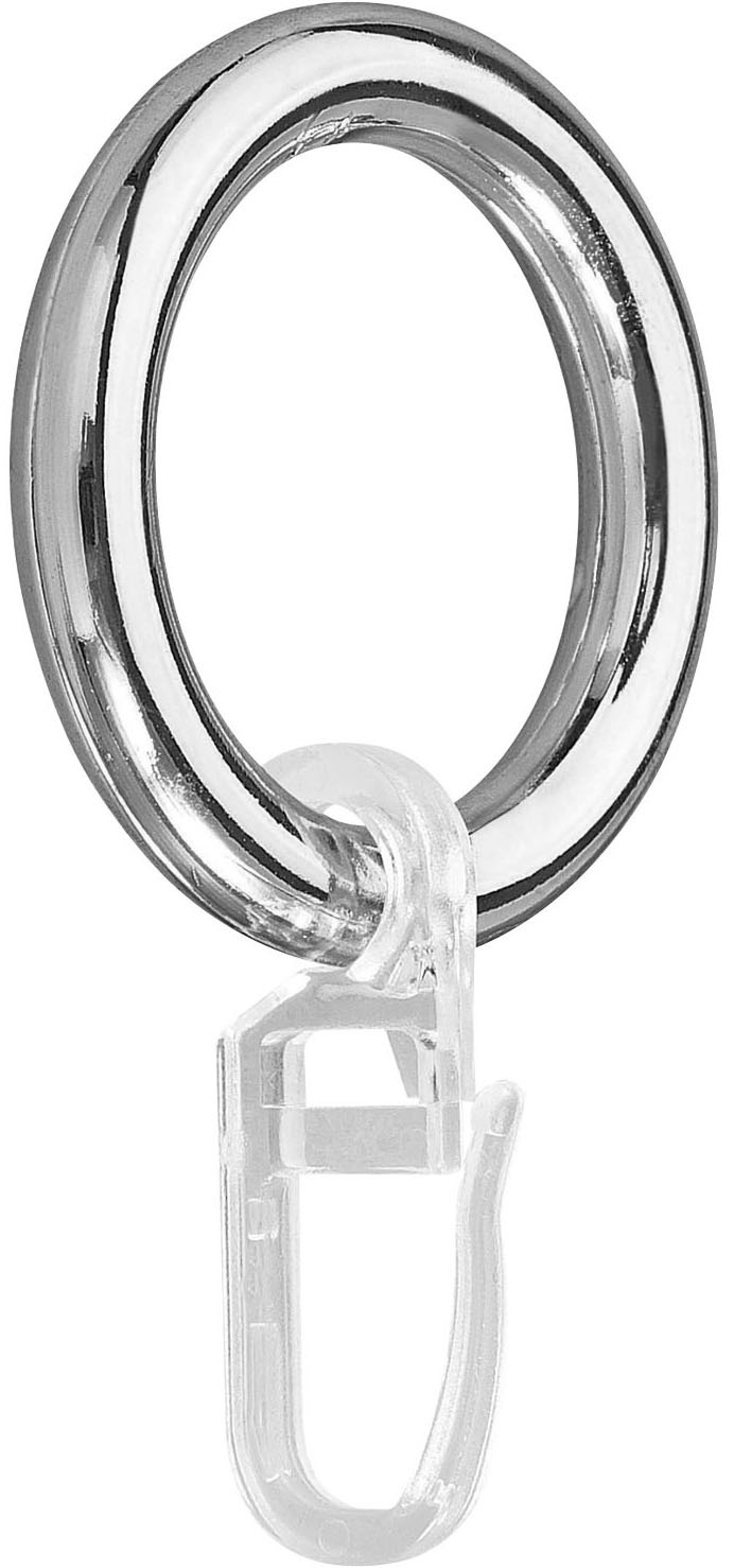 GARESA Gardinenring "Kunststoffring mit Haken" für Durchmesser bis 20mm, ei günstig online kaufen