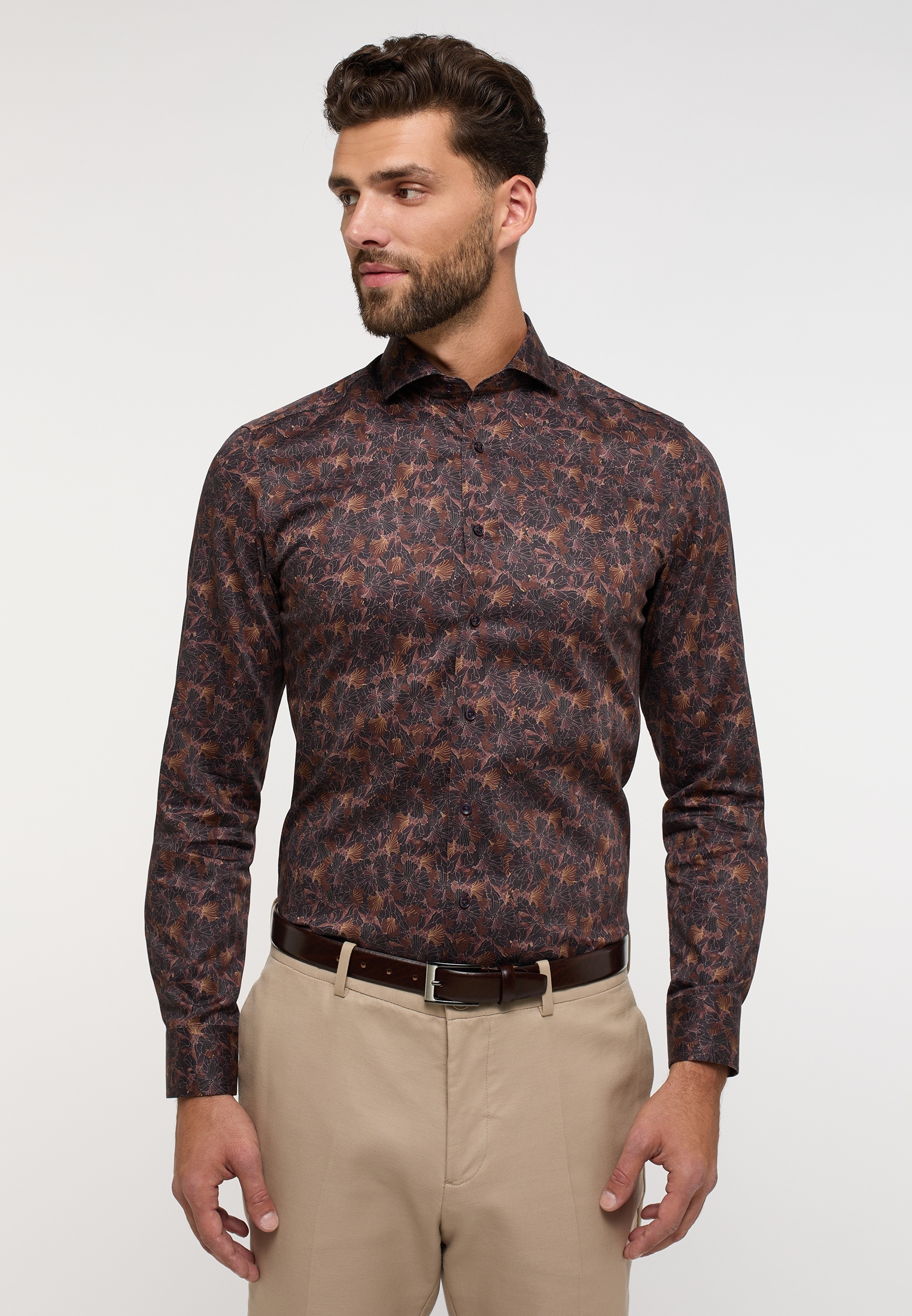 Eterna Langarmhemd "SLIM FIT" NON IRON (bügelfrei) günstig online kaufen