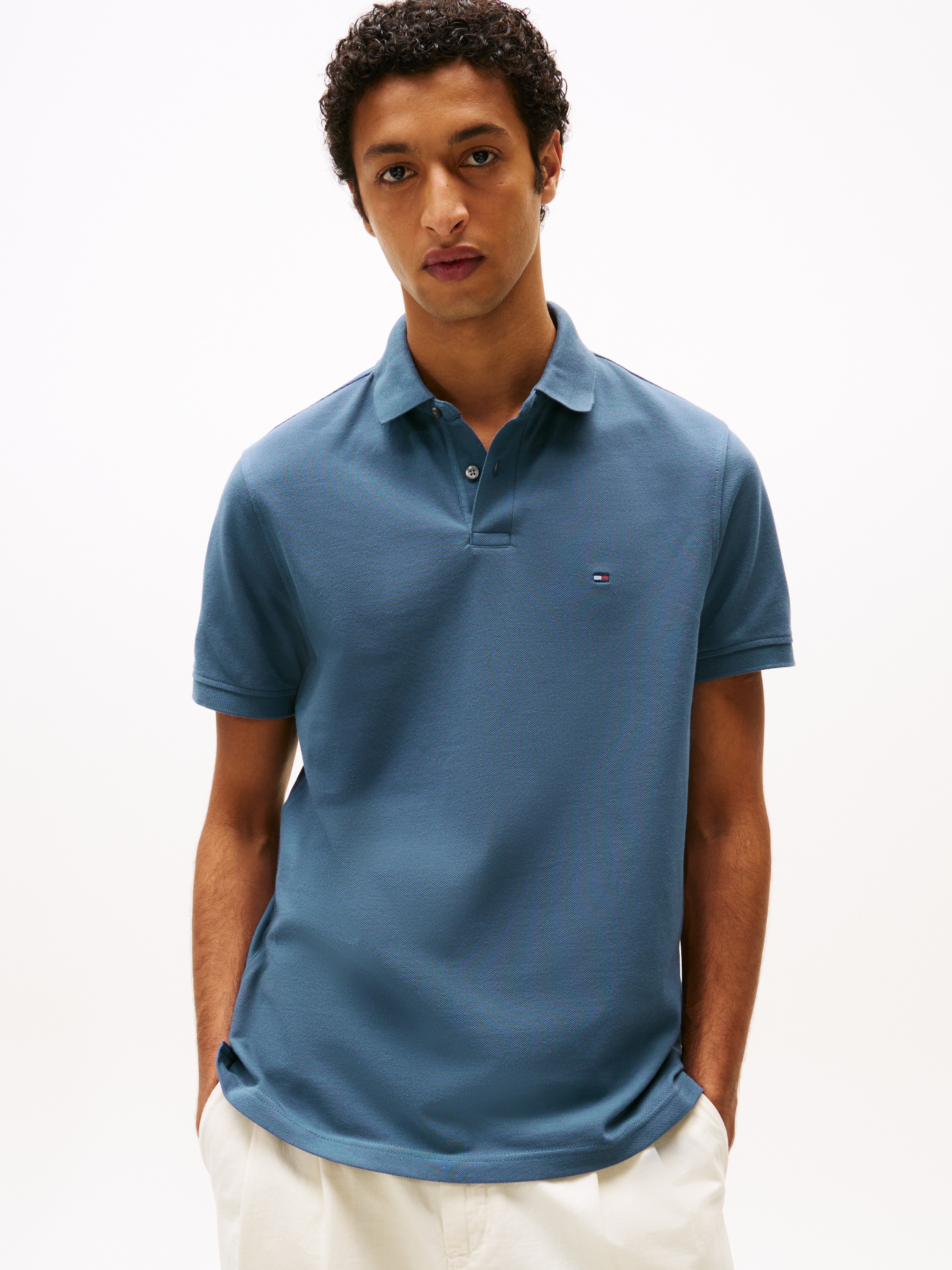 Tommy Hilfiger Poloshirt »1985 REGULAR POLO«, mit Tommy Hilfiger Kontraststreifen innen am Kragen