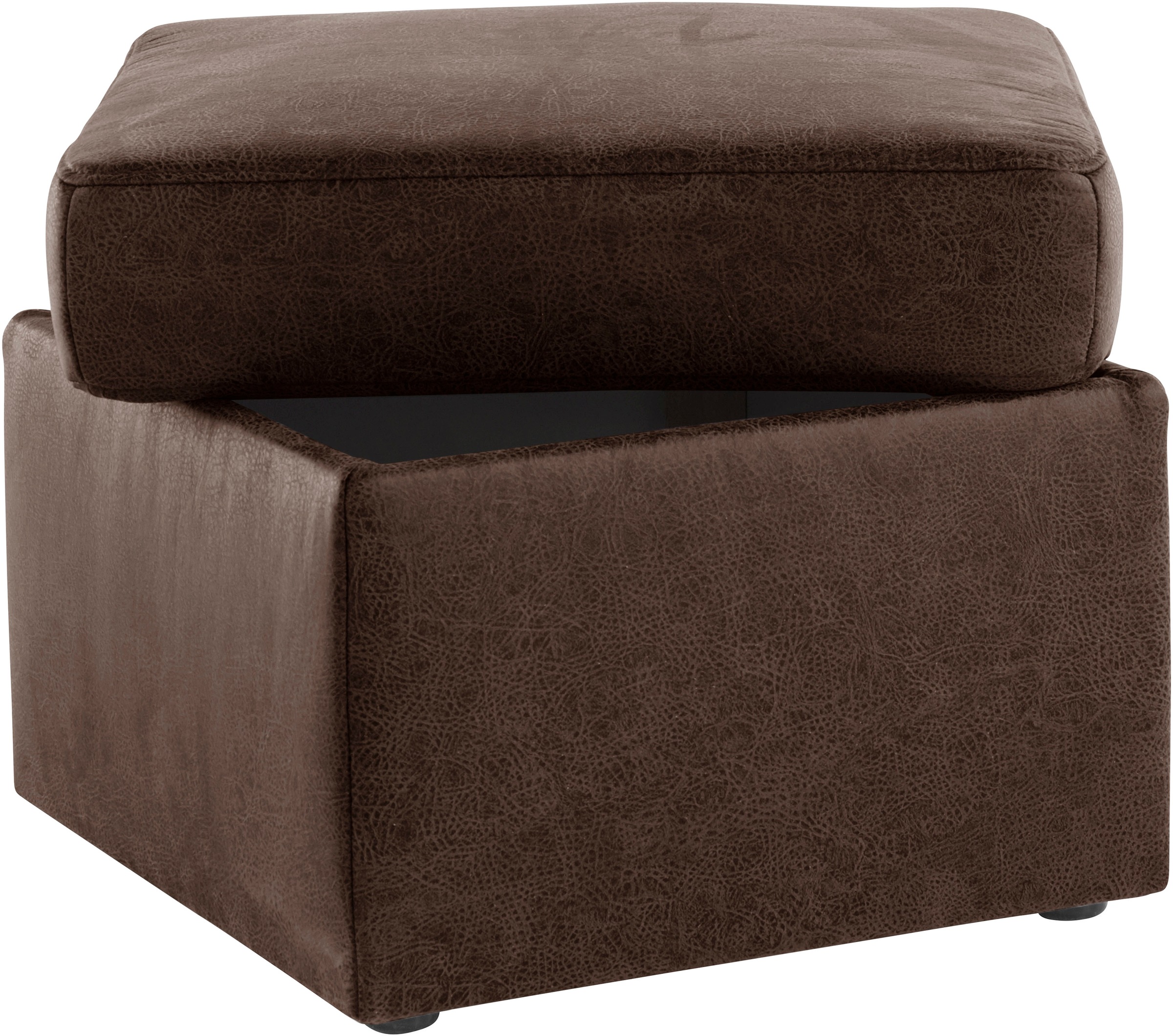 sit&more Stauraumhocker »Melissa«, klassisches Design, optional in dem mit Wasser zu reinigendem Bezug