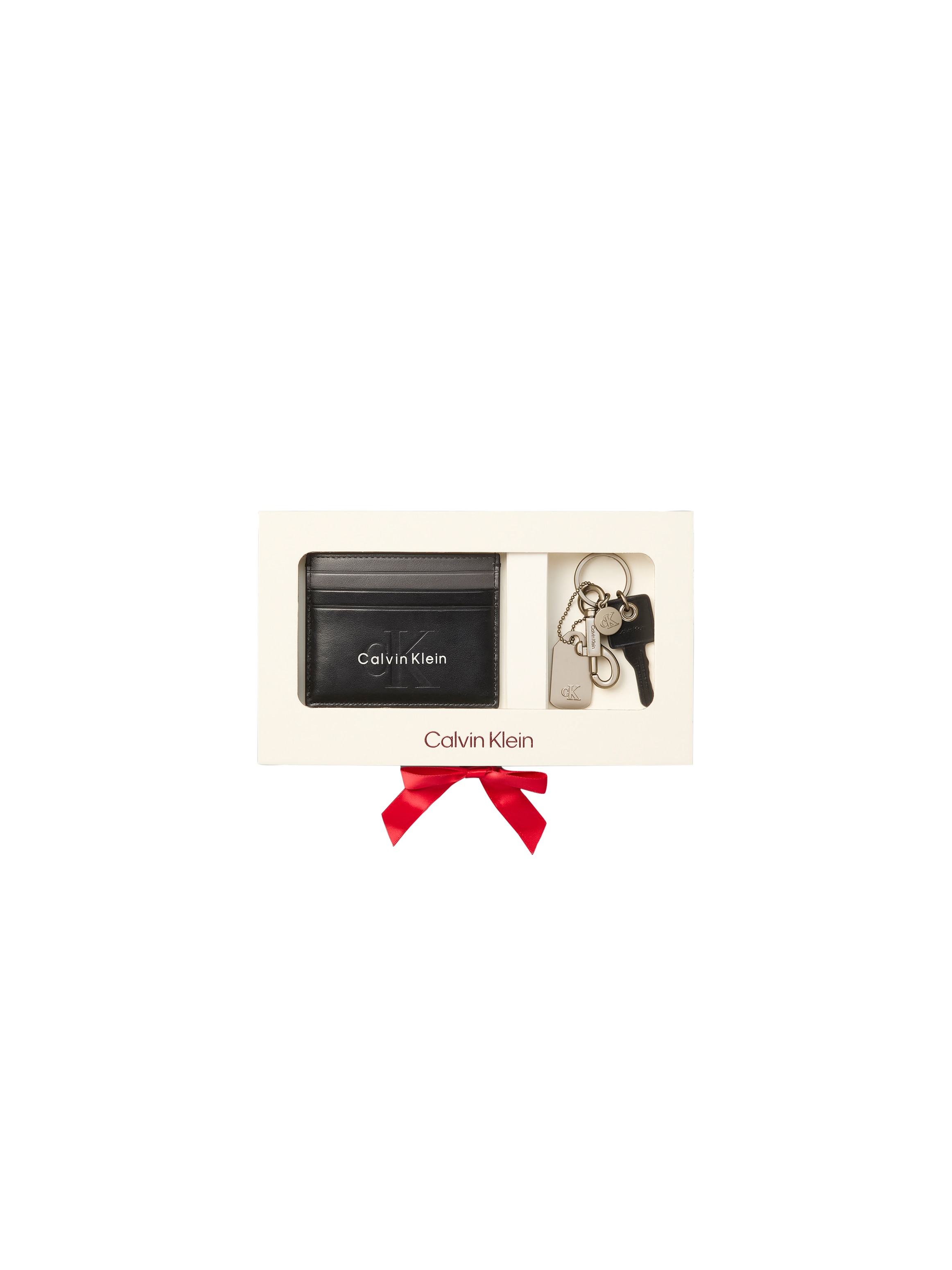 Calvin Klein Kartenetui »BOLD CARDHOLDER + KEY FOBB« SET: Kartenetui und Schlüsselanhänger mit Geschenkebox