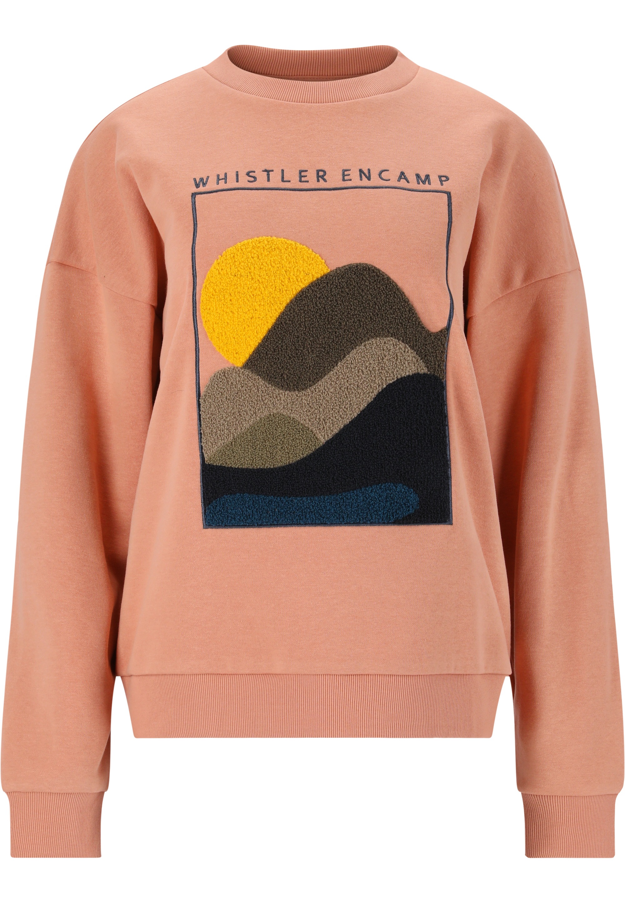 WHISTLER Sweatshirt »Natura«, mit einzigartiger texturierter Grafik