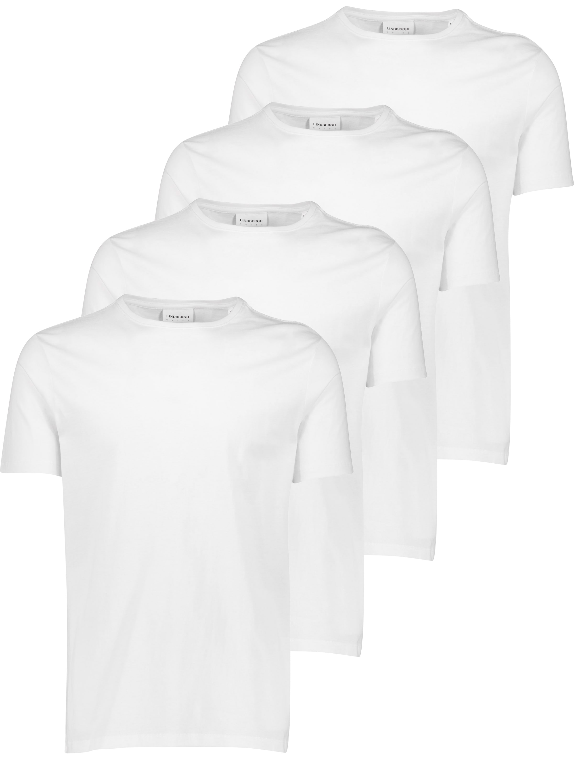 LINDBERGH T-Shirt Packung, 4 Stk. tlg. mit Rundhalsausschnitt im 4-er Pack günstig online kaufen