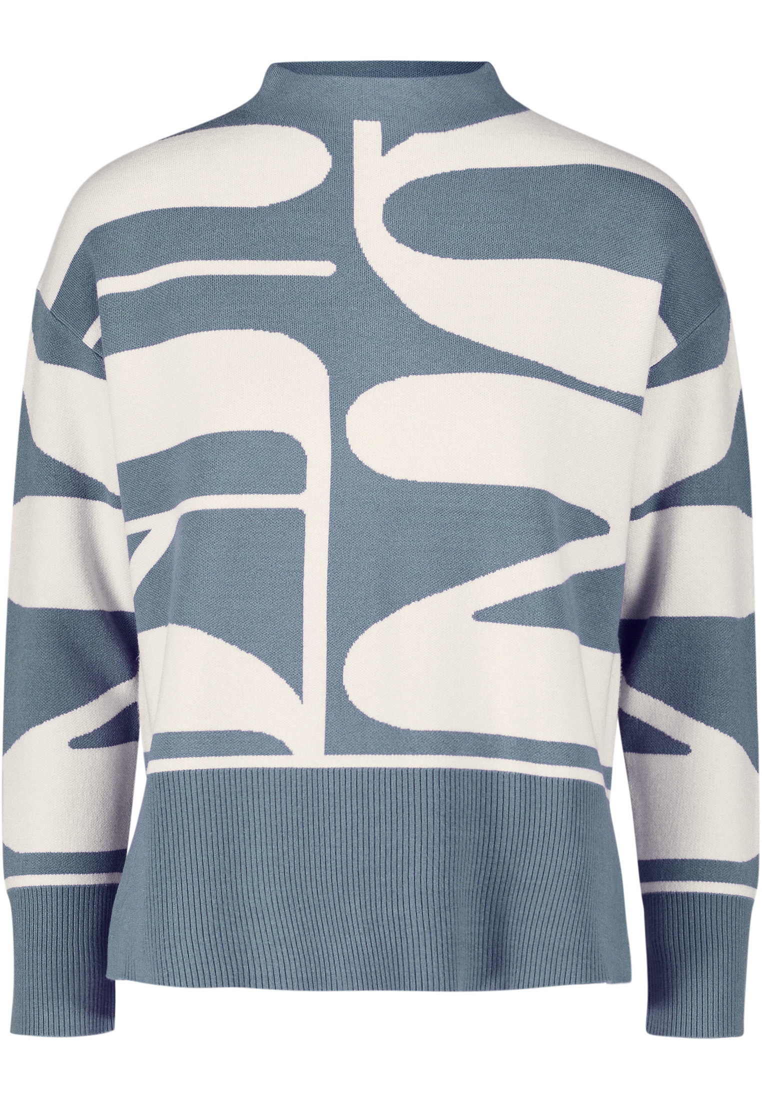 Zero Strickpullover »zero Strickpullover mit Allover-Muster«, (1 tlg.), Plain/ohne Details