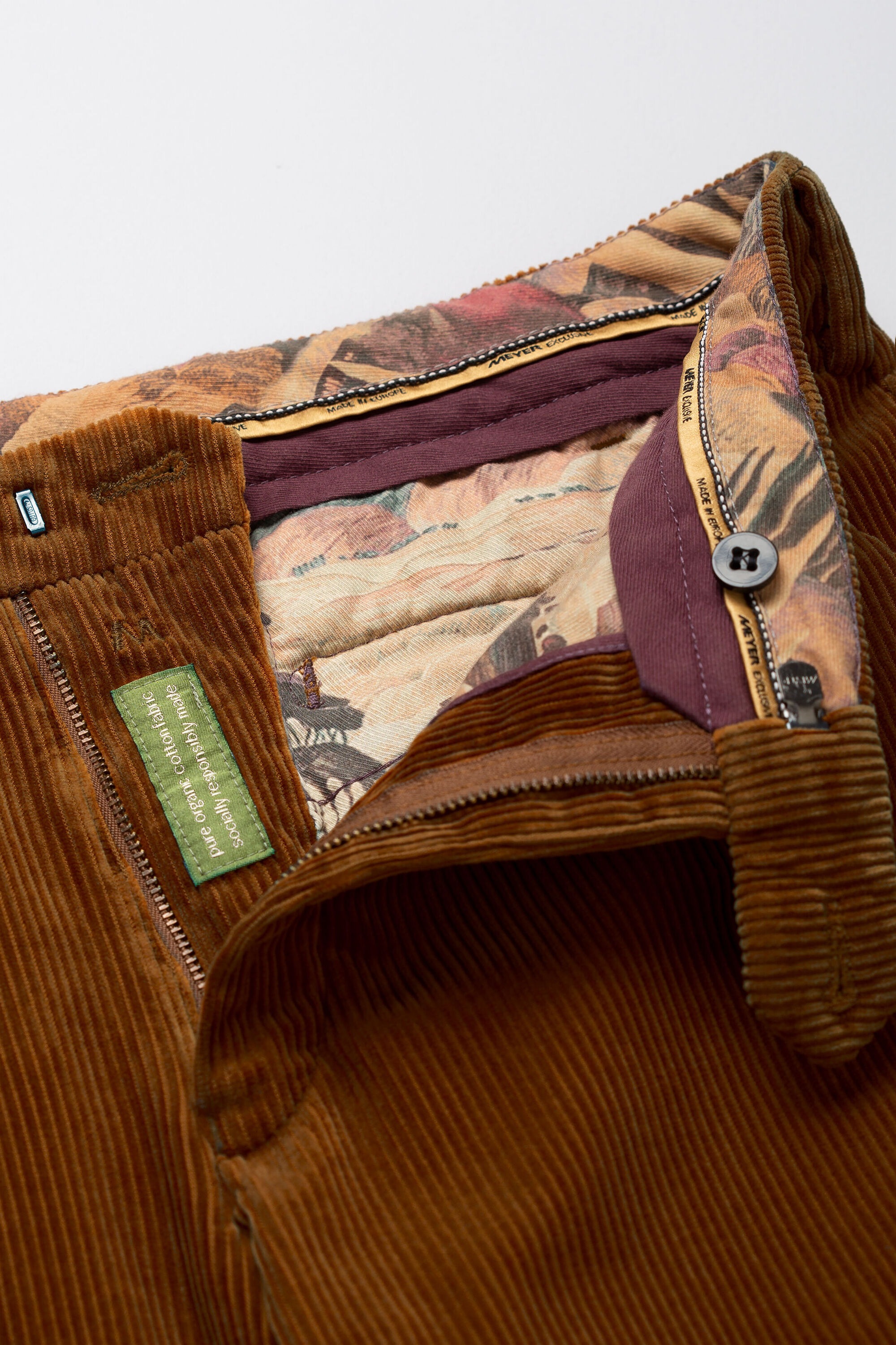MEYER Chinos »Bonn«, Cordhose mit Stretch-Dehnbund