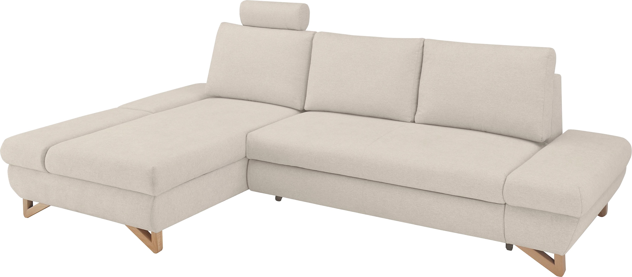 INOSIGN Ecksofa »City/Giron, L-Form,«, verstellbare Armlehnen mit Rasterfunktion
