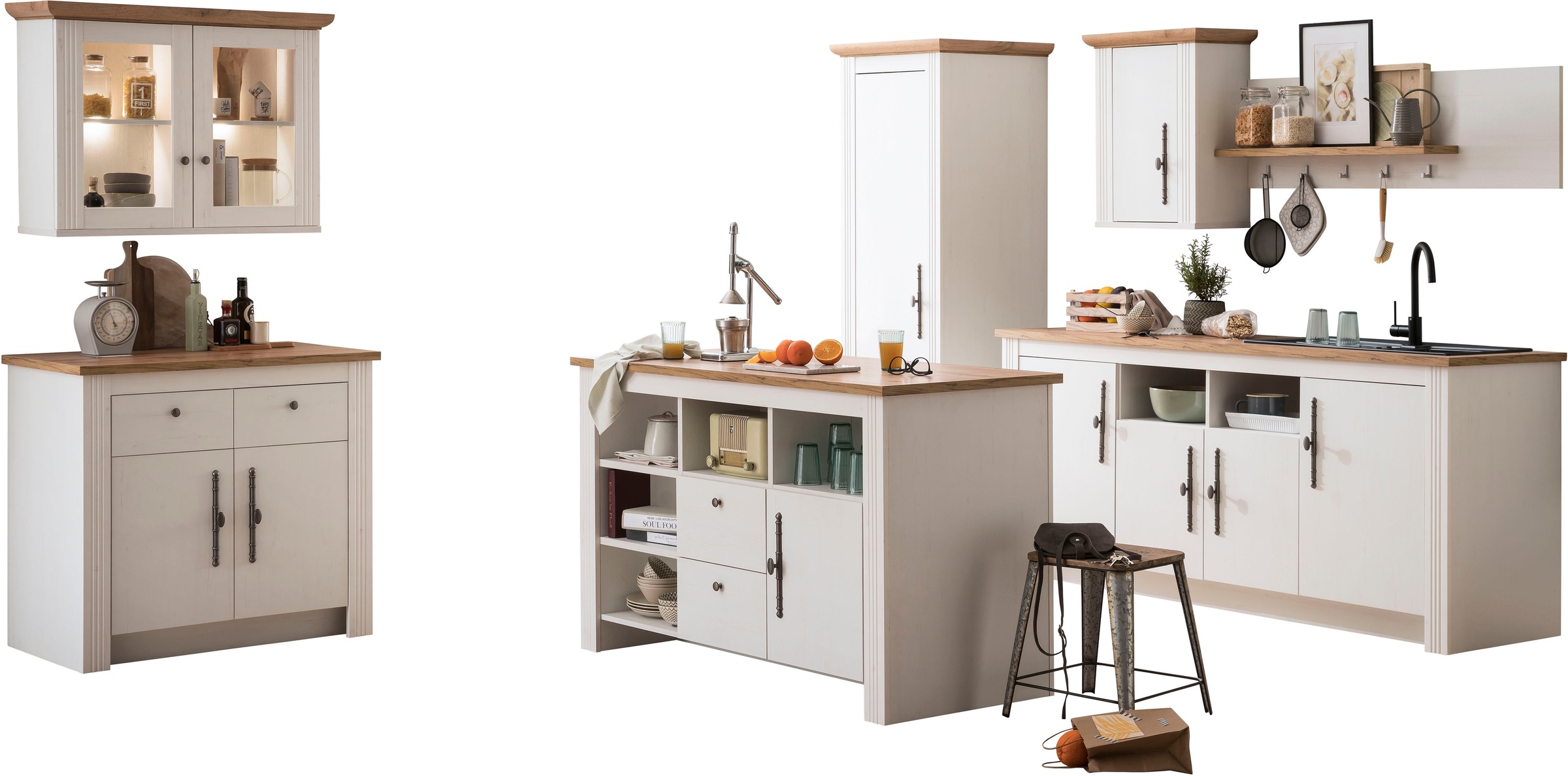 OTTO home Küche "KS-Westminster" Breite 366 cm, ohne E-Geräte günstig online kaufen